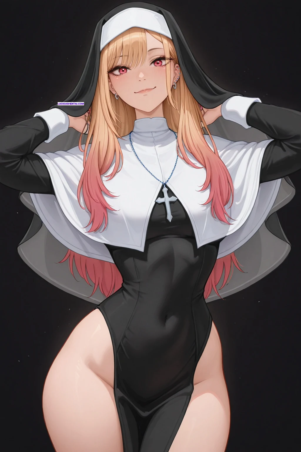 Holy Fuck Marin Kitagawa Nun Sex by Penguih AI