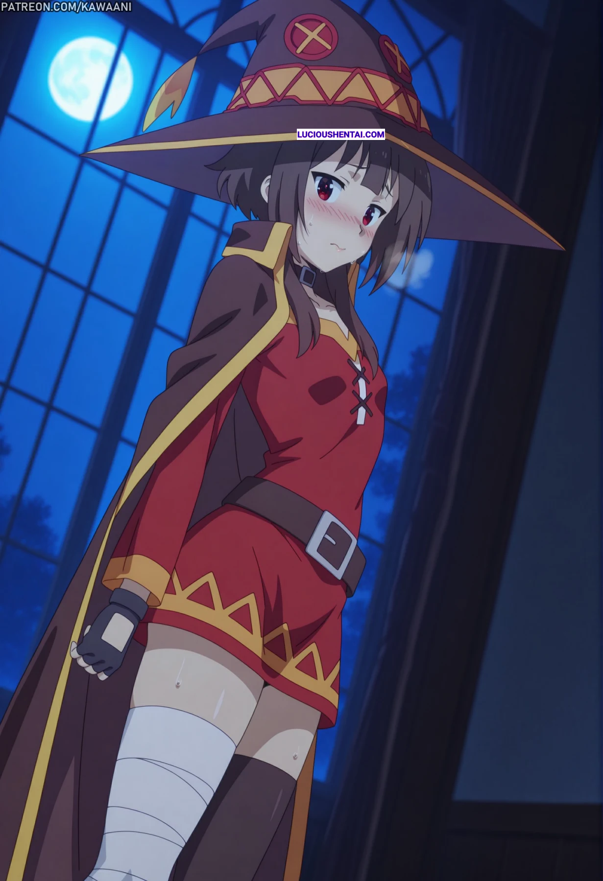 Megumin gets railed hard in KonoSuba 102P sex fest