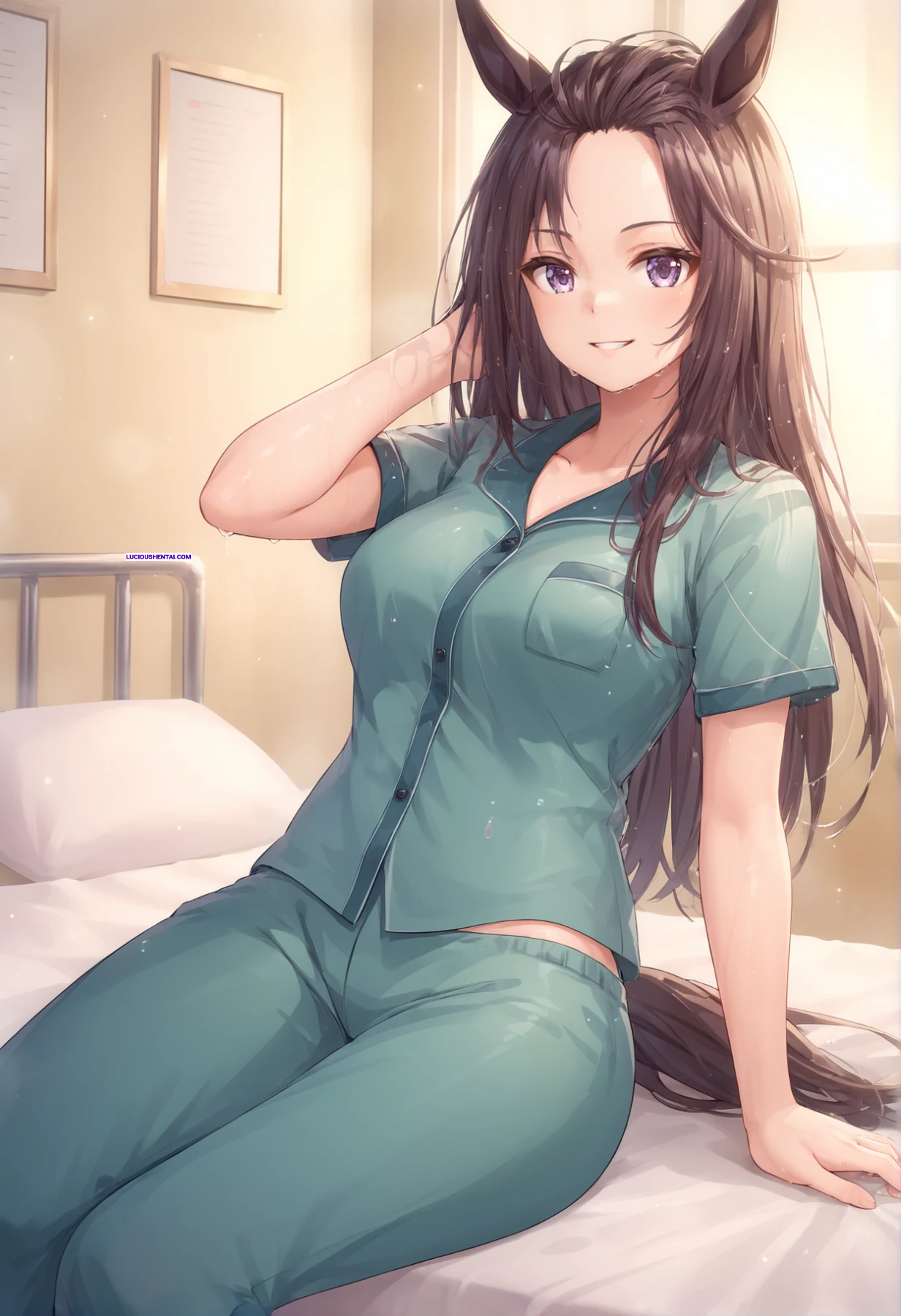 Seductive Mejiro Dober in Pajamas Gets Wild Sex Action!