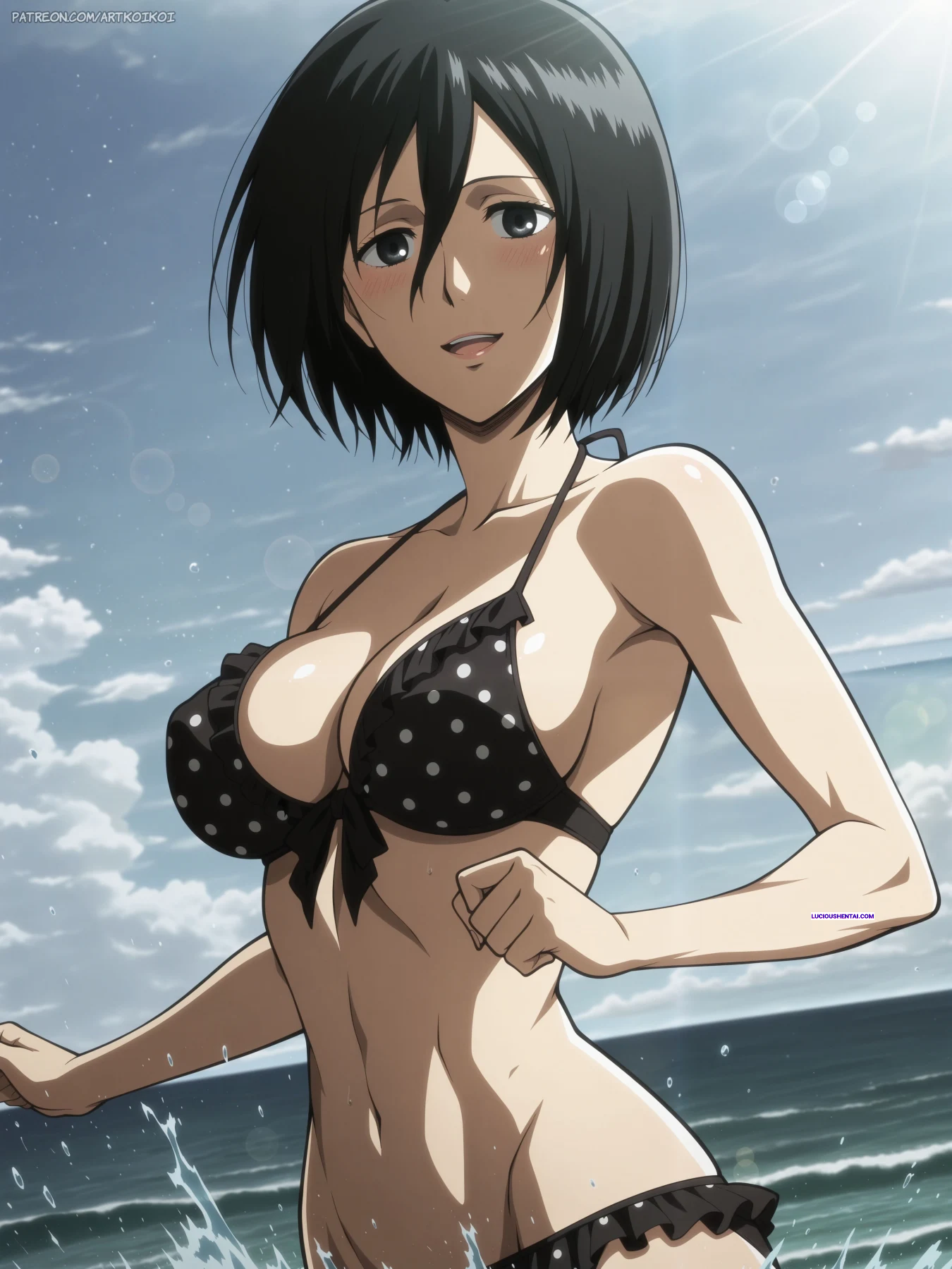 Mikasa Ackermans Wild Titan Sex in Attack on Titan by Artkoikoi