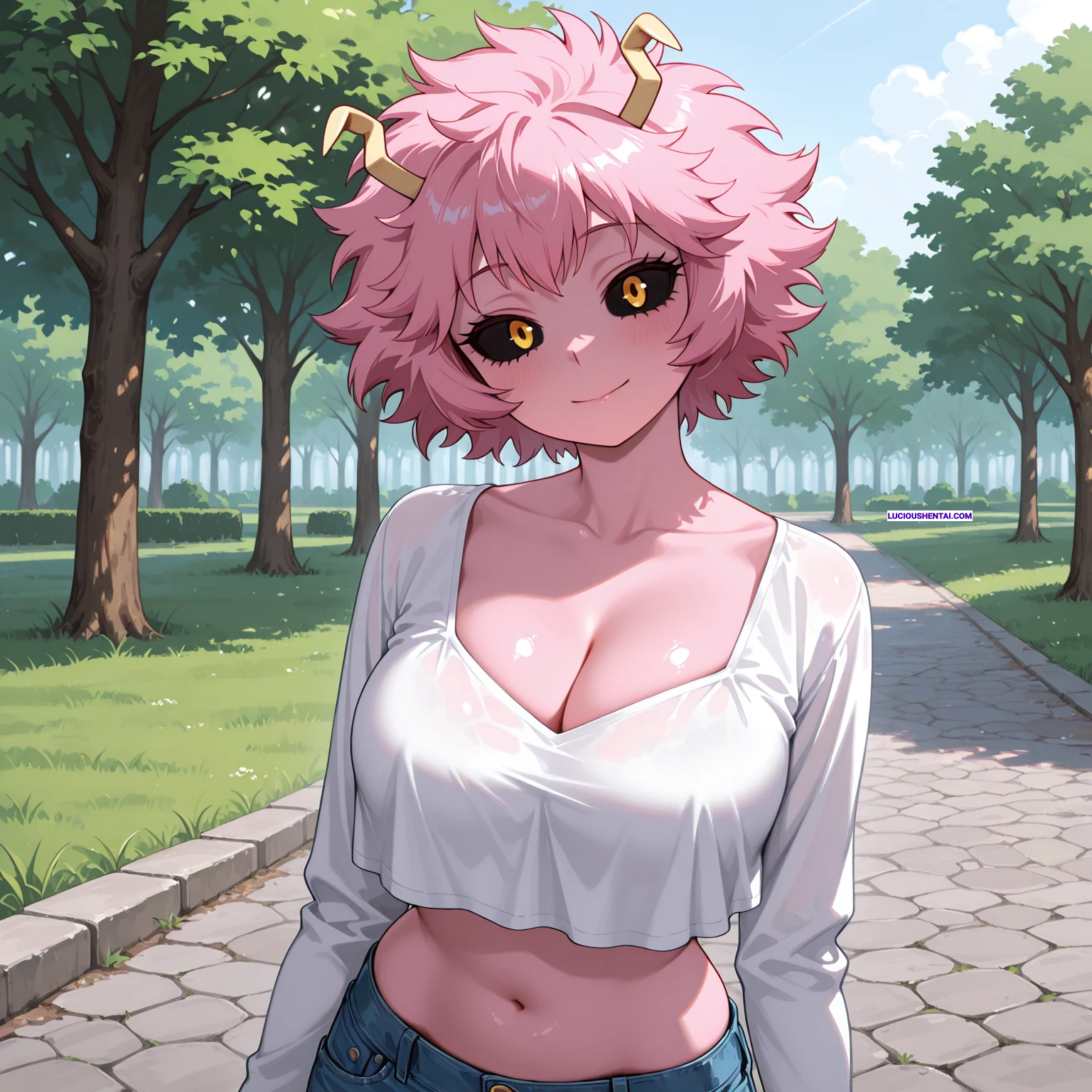 Mina Ashidos Wild Tentacle Sex Orgy by Edosynf