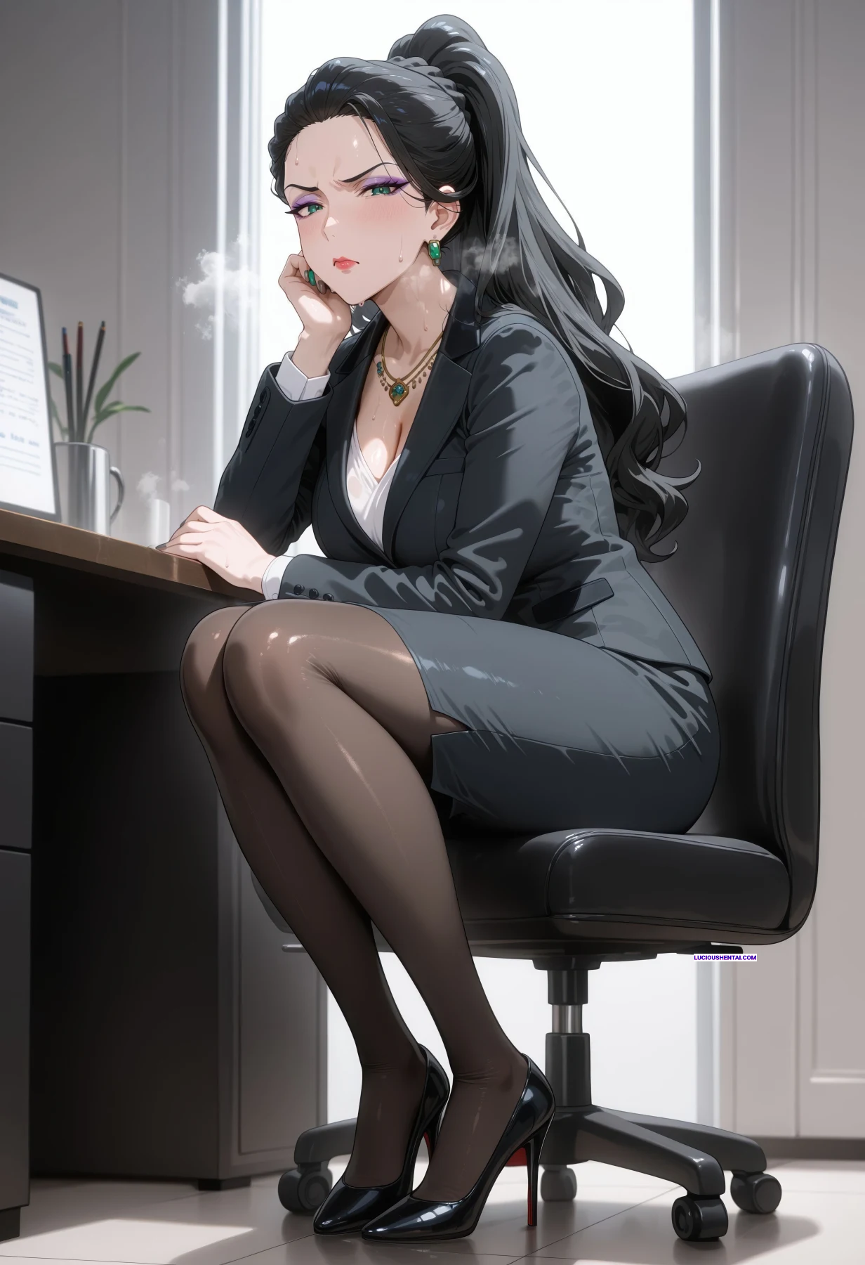 Mishiro Executive Director Lewd iDOLM@STER Sex Request