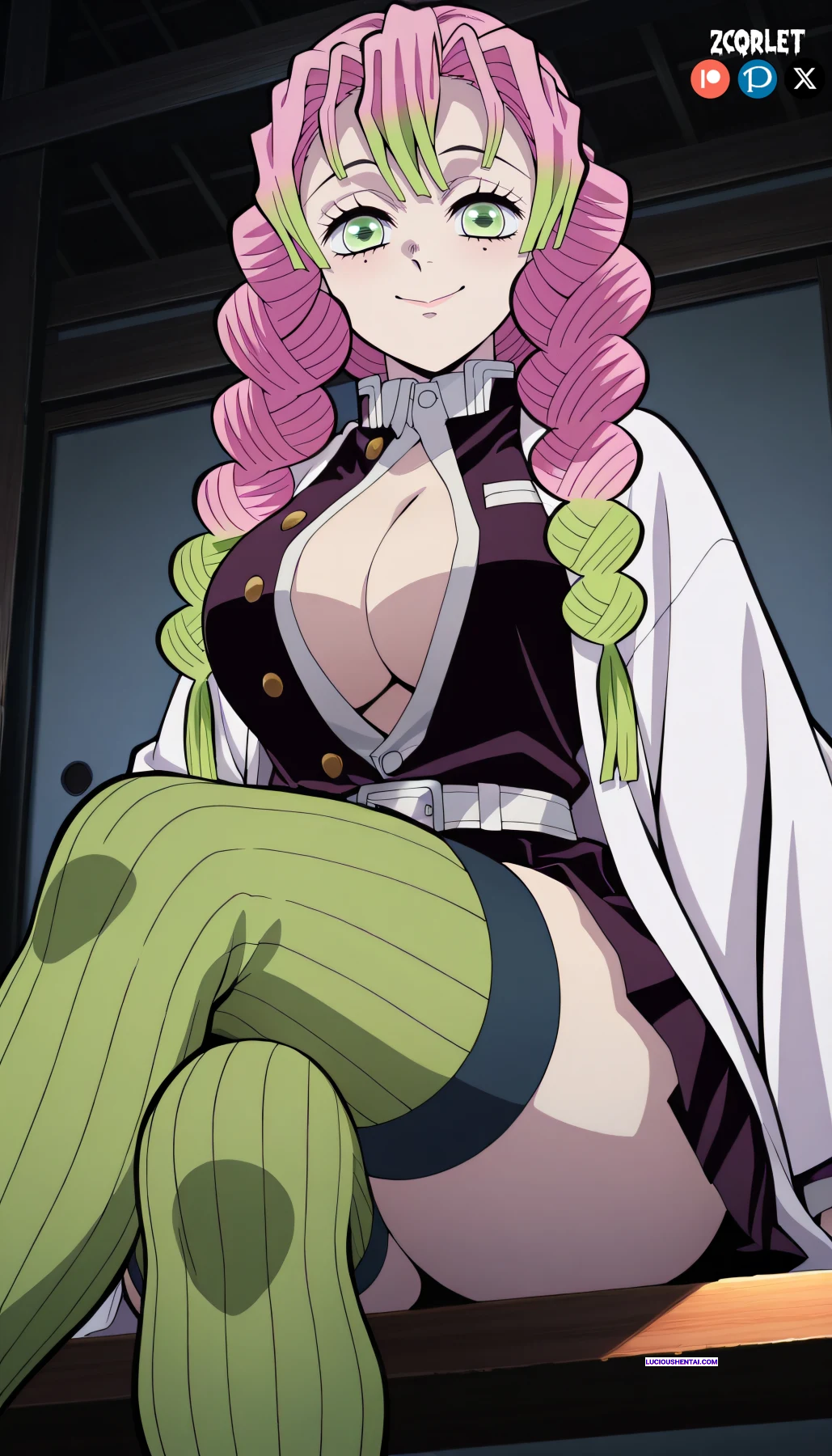 Mitsuri Kanroji Begs for Monster Cock Sex by Zcqrlet