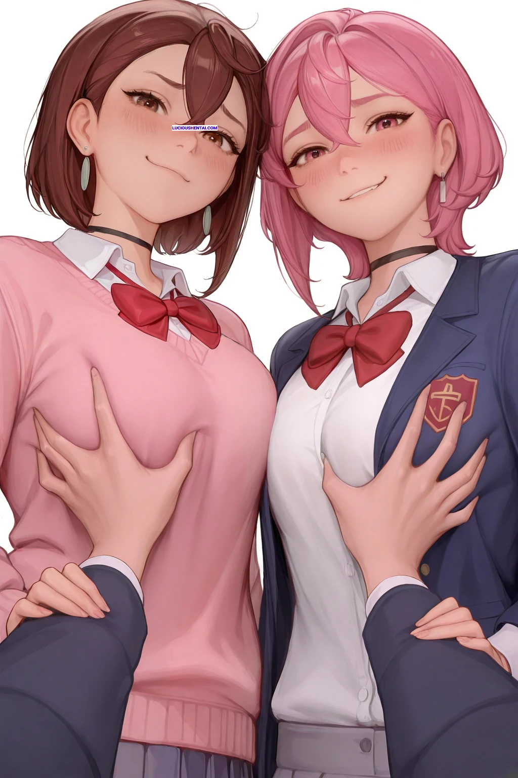 Momo Ayase and Aira Shiratori's Steamy Vamola Sex Frenzy