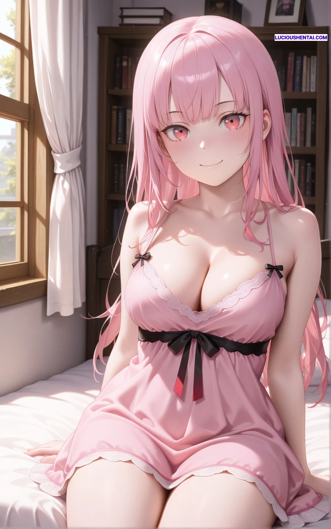 Mori Calliope's Seductive Negligee Sex by rine_ai