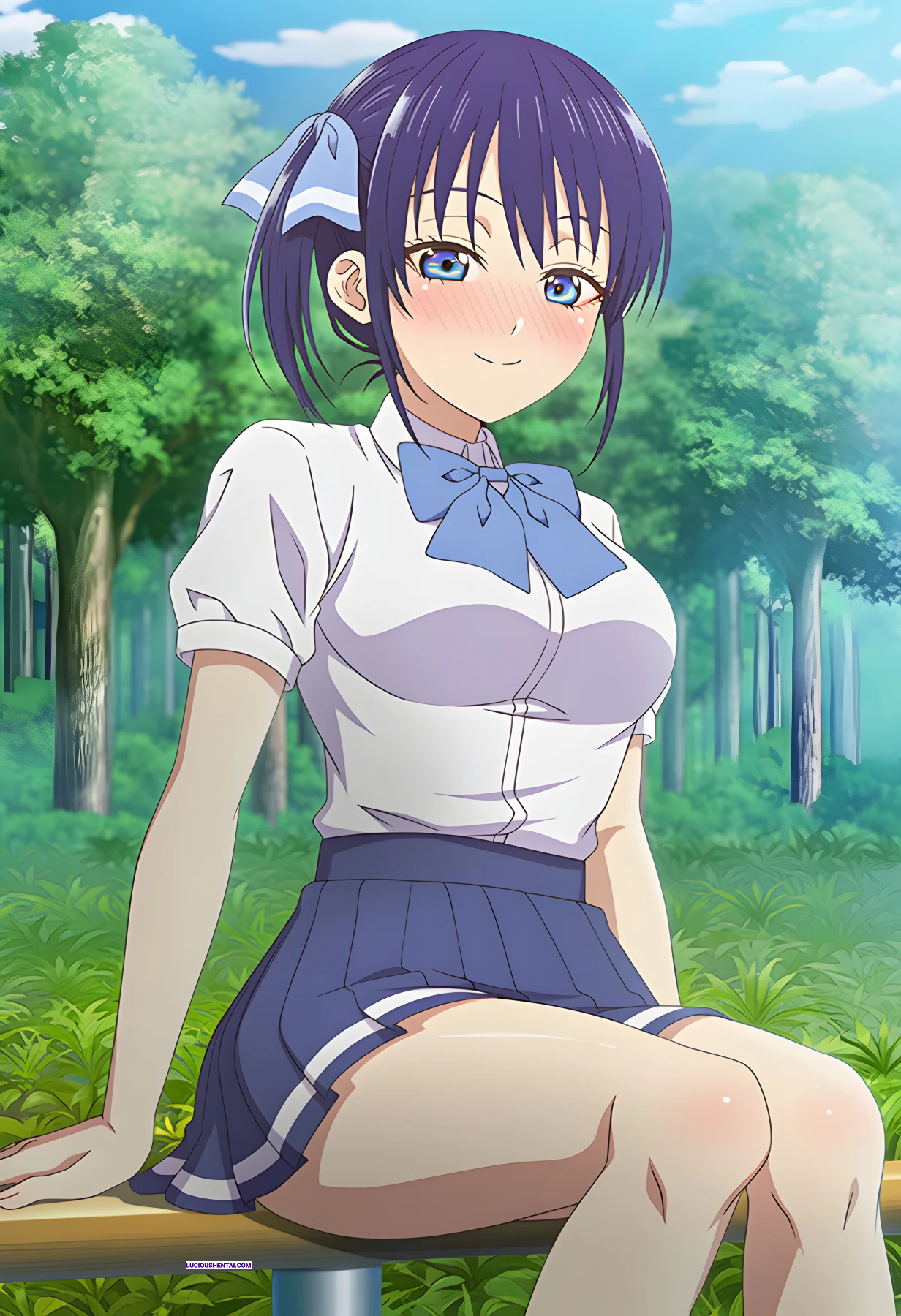 Nagisa Minase Bounces on Huge Cock in STF_AI Hentai Nagisa Minase Bounces on Huge Cock in STF_AI Hentai