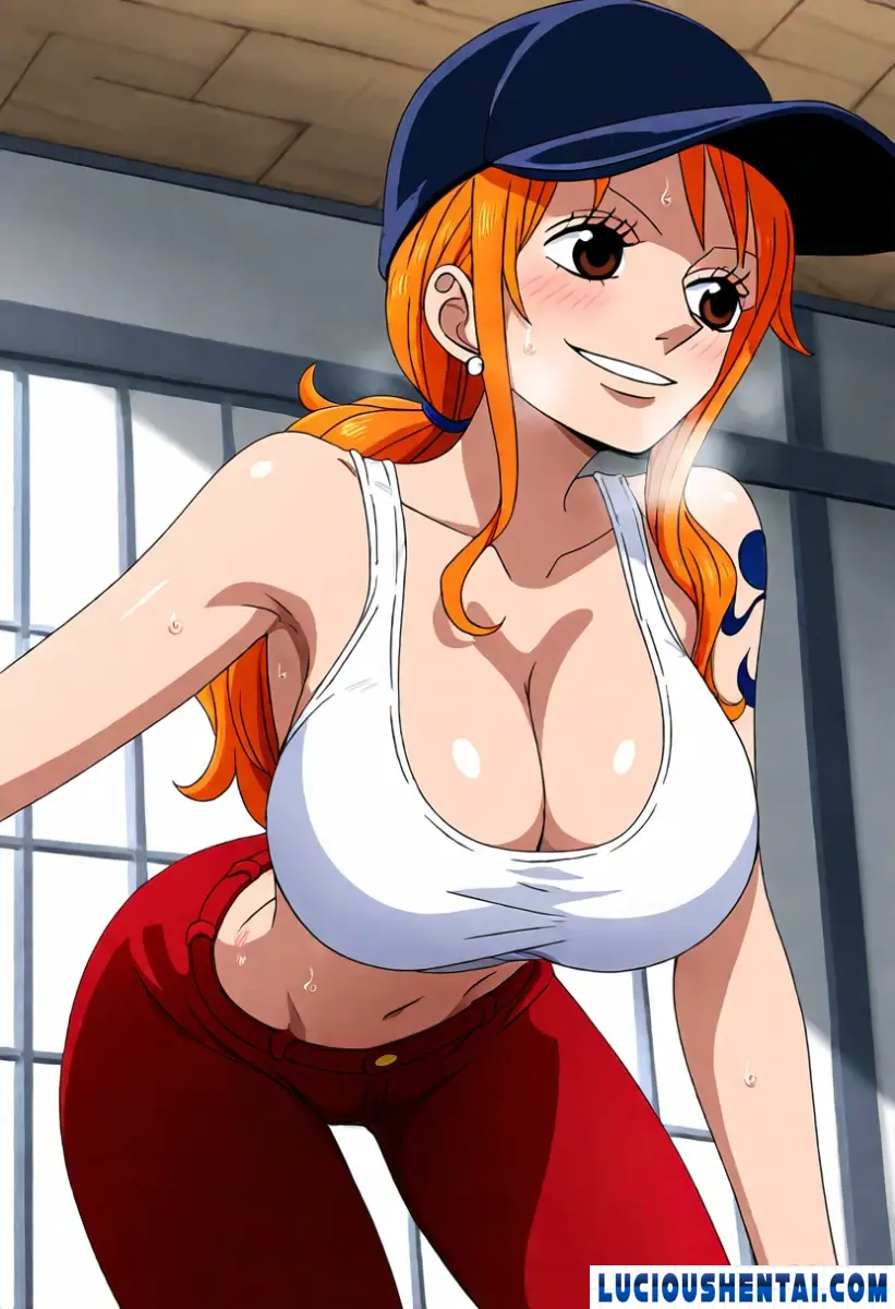 Nami's Playful Workout Adventure In The Gym