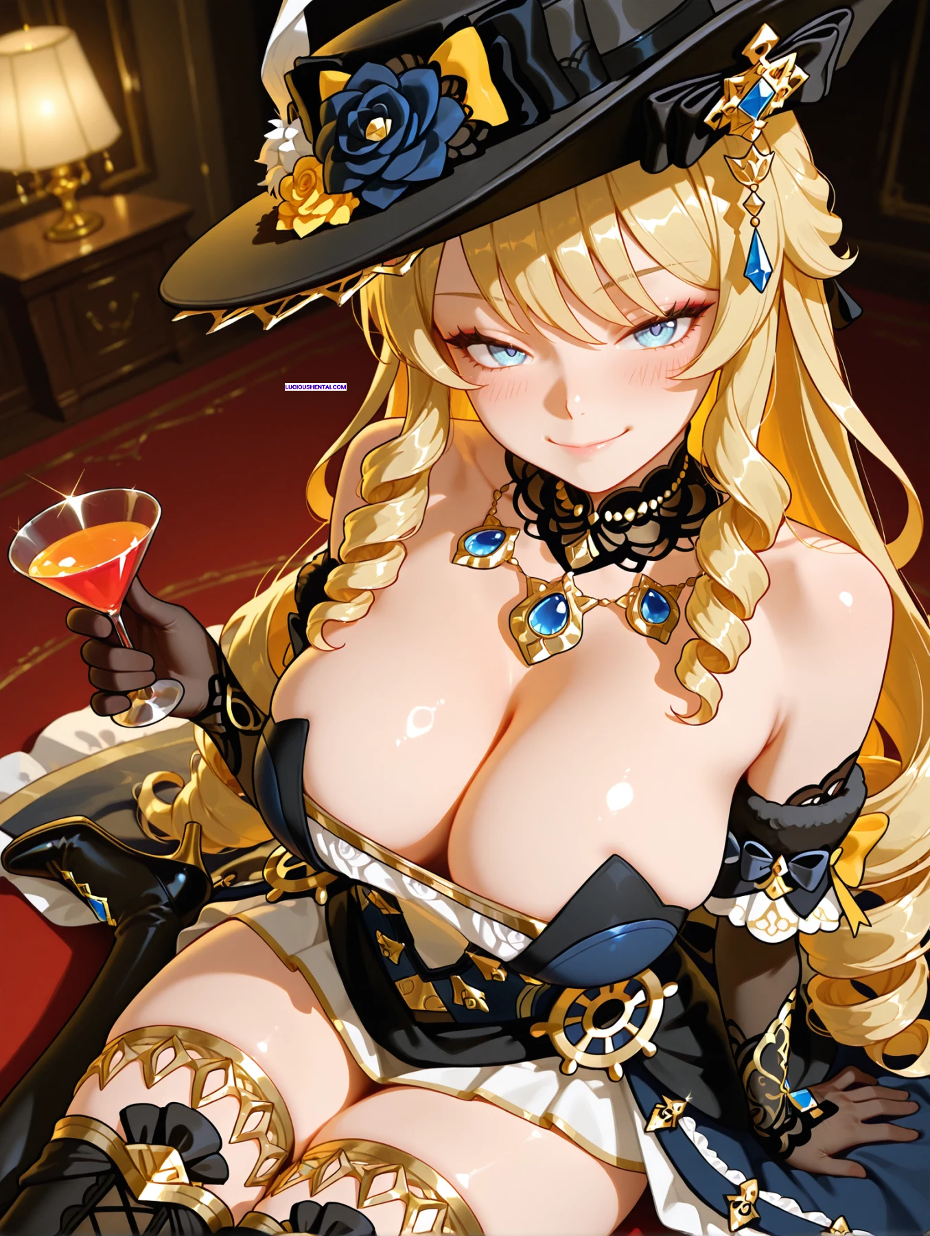 Navia Begs for Creampie in Genshin Impact by Malth