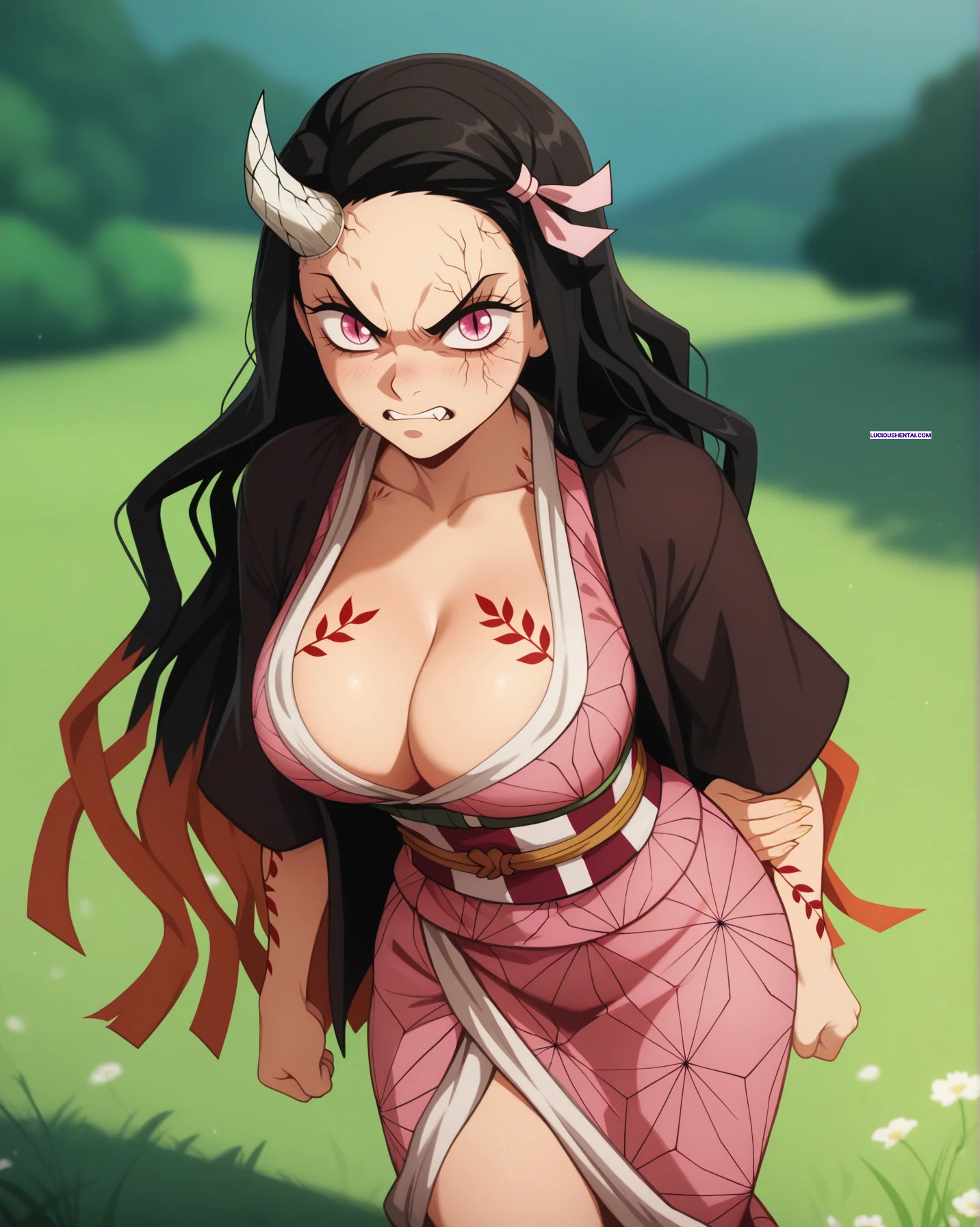 Nezuko Kamados Wild Demon Sex in Kimetsu no Yaiba