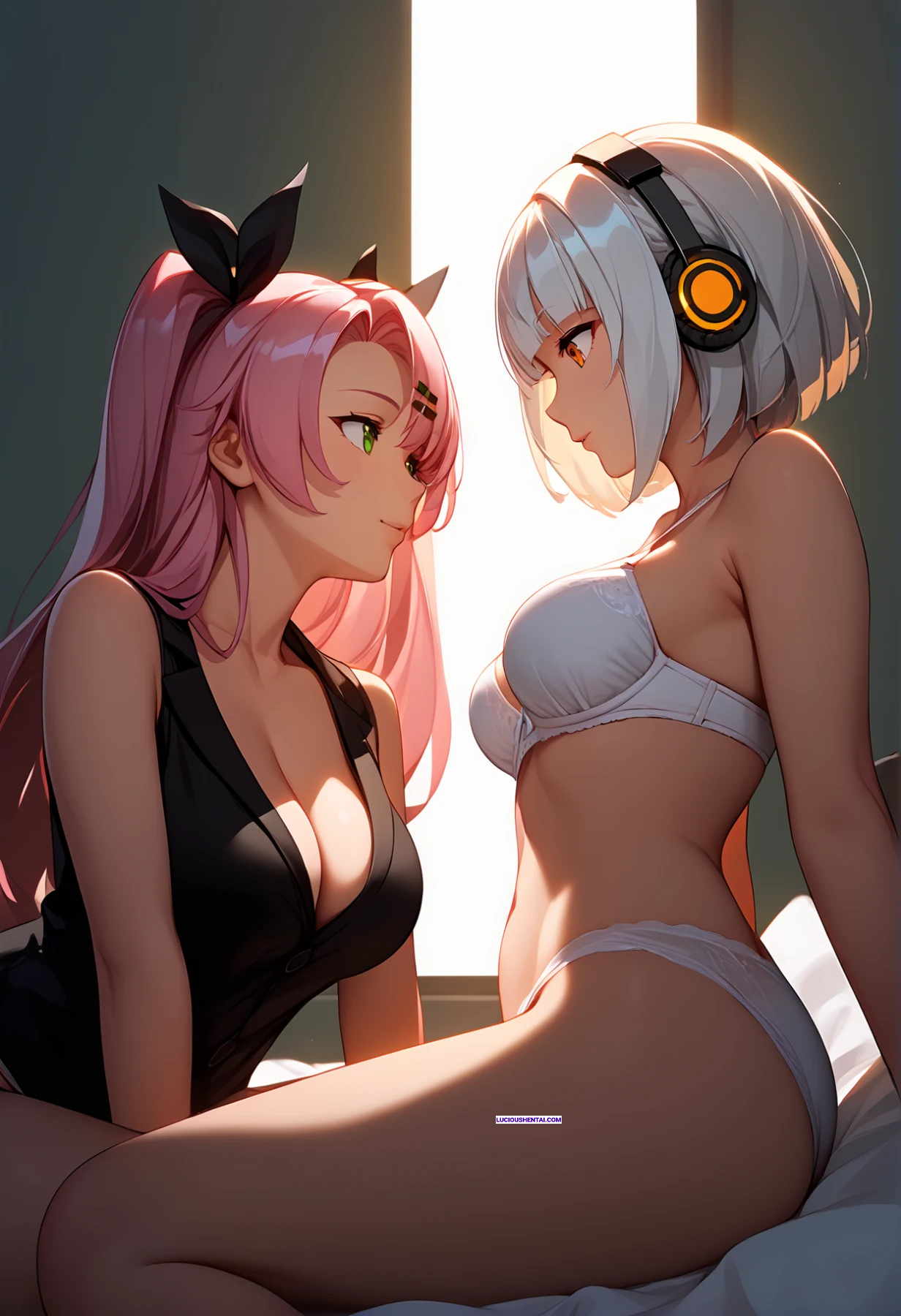 Nicole & Amby Surrender to Wild Underwear Lust