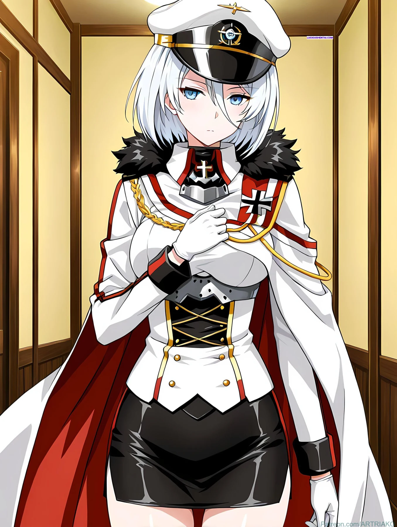 Seductive Tirpitz Unleashes Wild Sex in Azur Lane!