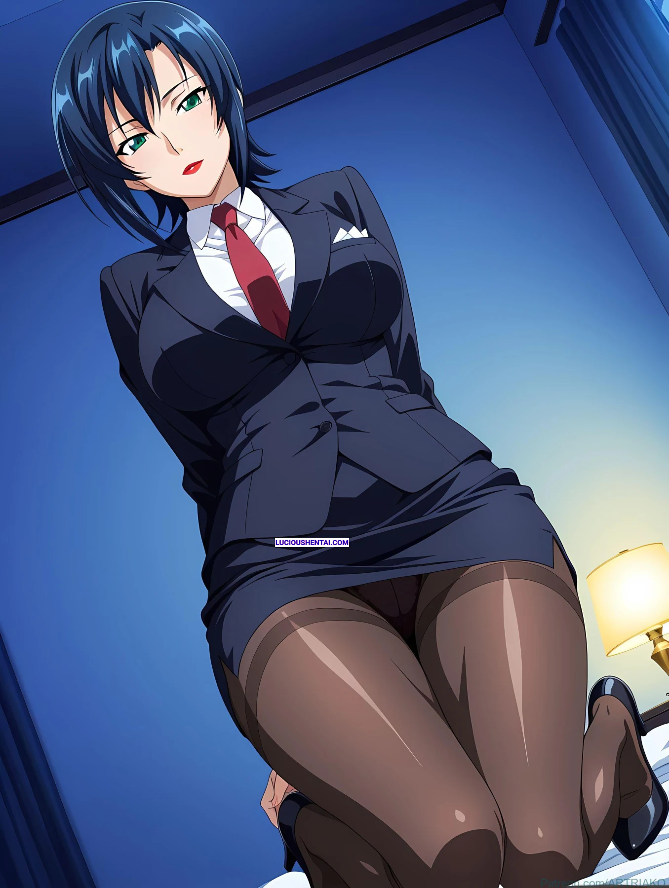 Kazama Rin Turns Cool Sensei into Ahegao Sex Slave Extras