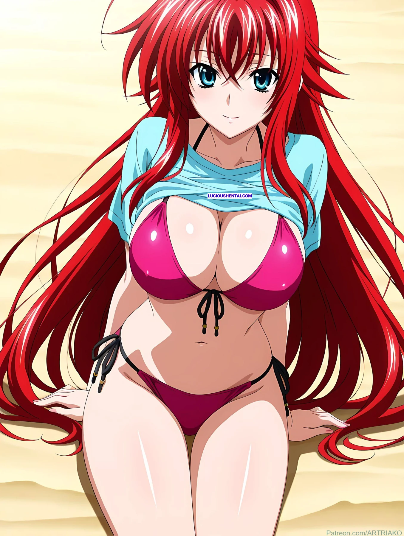 Rias Gremory Gets Fucked in High School DxD by artriako