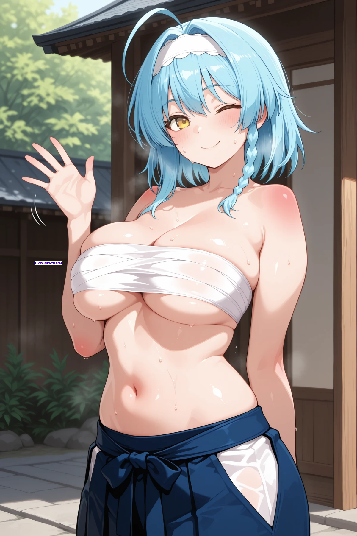 Nonaka Yuki's Hot Sarashi Sex in Shinmai Maou Testamen