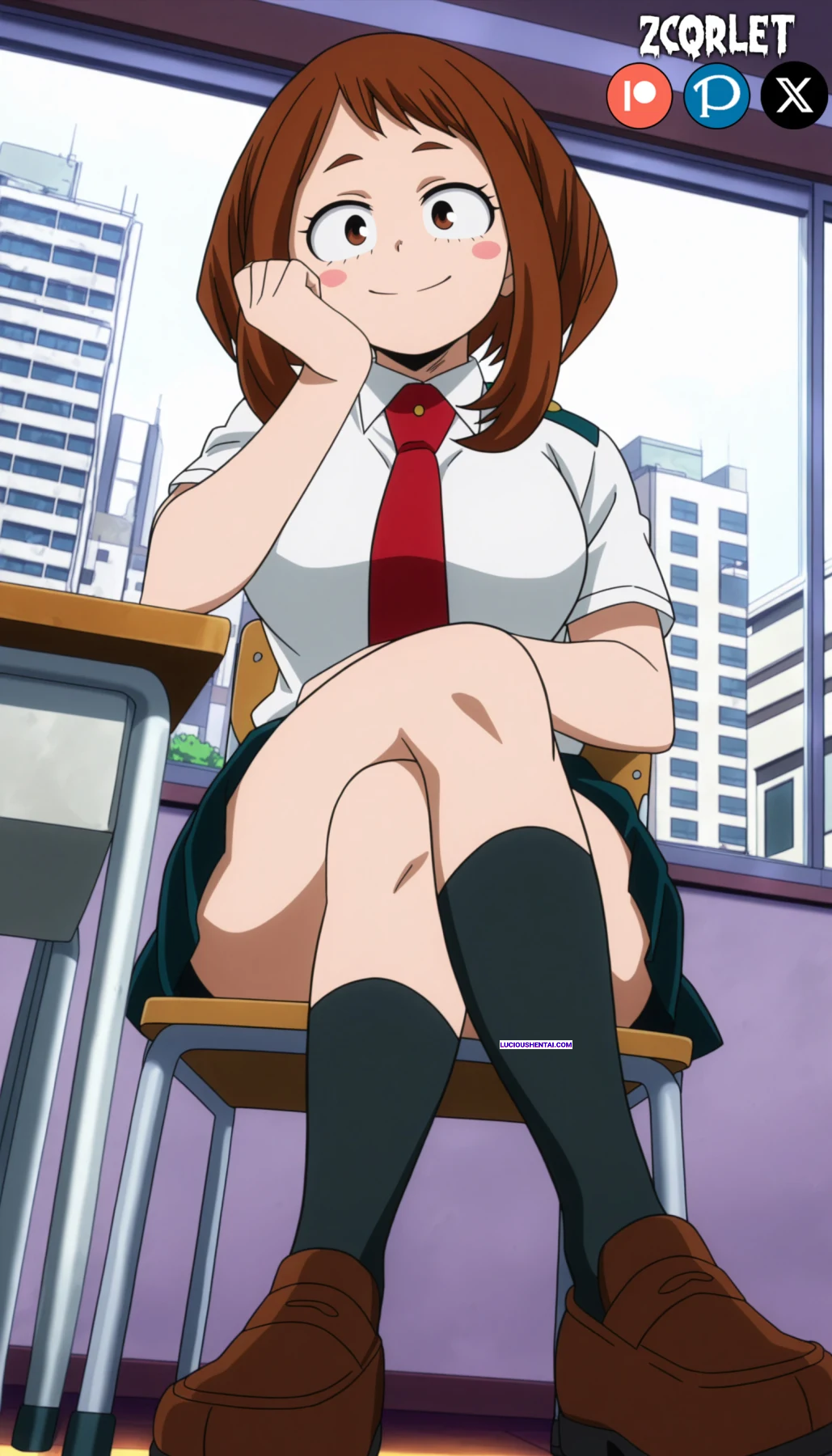 Ochako Uraraka's Wild 5 Outfits Sex Orgy Unleashed