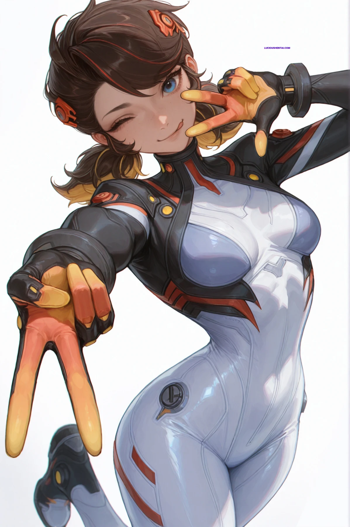 Peni Parker Has Intense Robot Sex by Penguih AI Art