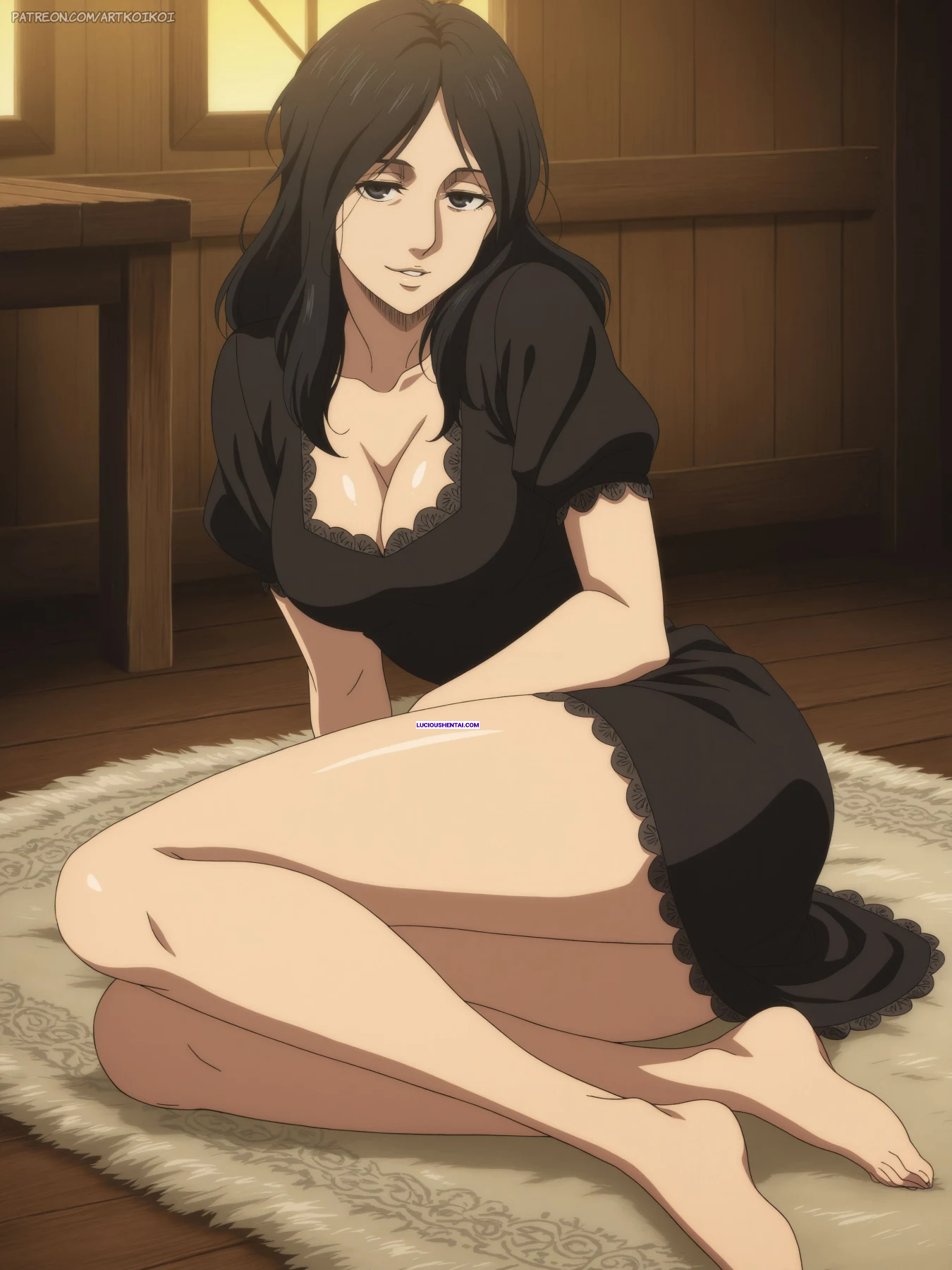 Hot Pieck Finger Fucked Hard in Attack on Titan Sex