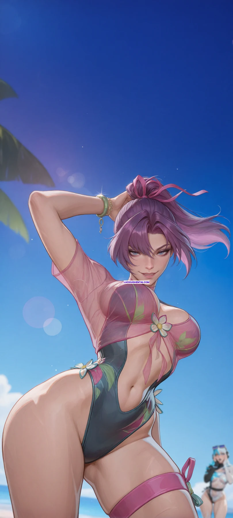 Psylocke & Luna Snow's Sizzling Swimsuit Sex Scene!