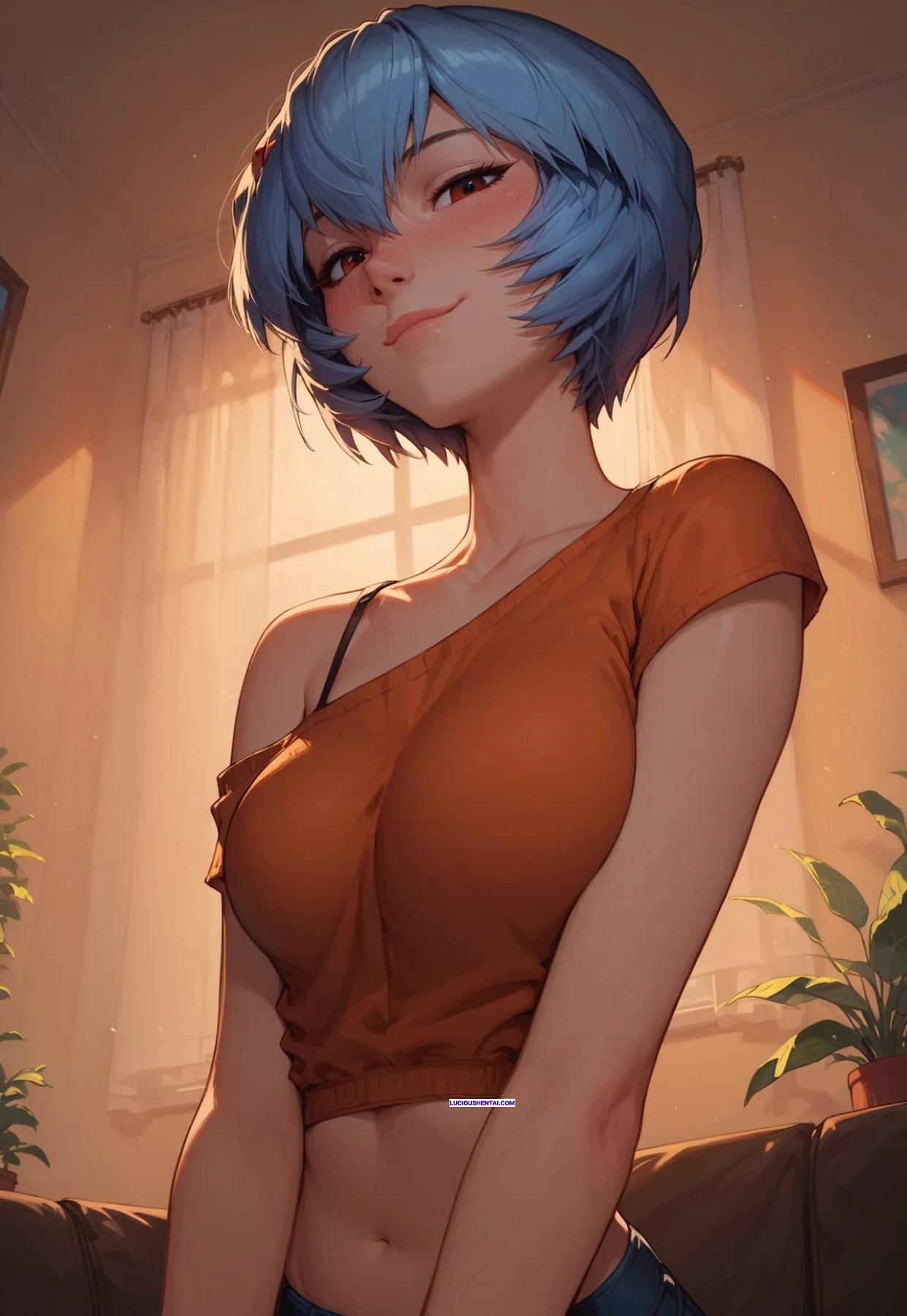 Rei Ayanami Fucked Raw in Evangelion by DreamFrameAI