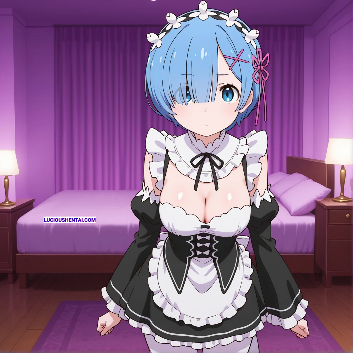 Rem's Wild Maid Sex Frenzy by IWD AI Unleashed