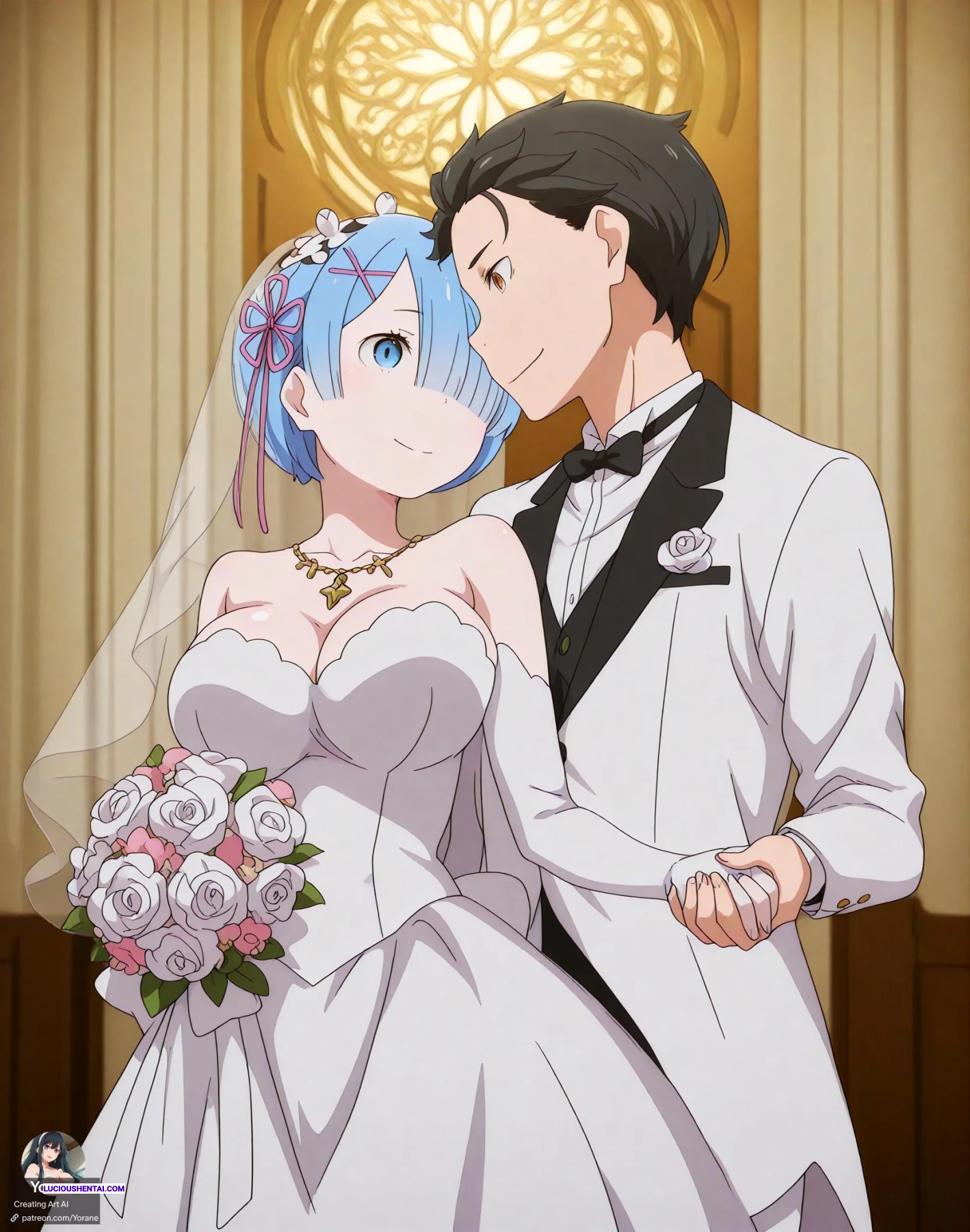 Rem from Re:Zero Rockets to Ecstasy with Yorane Sex