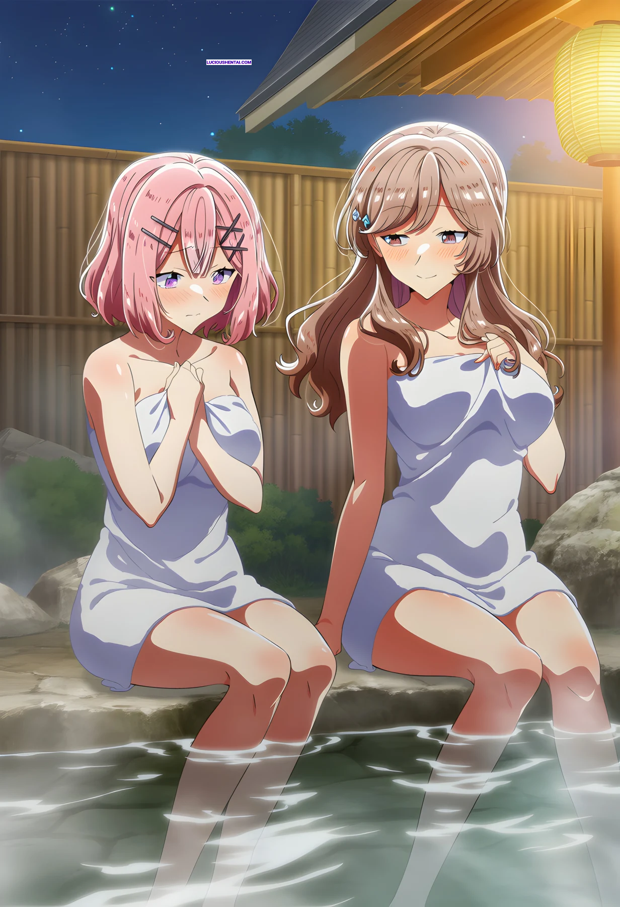 Hot Lesbian Sex Between Renako and Ajisai by STF_AI