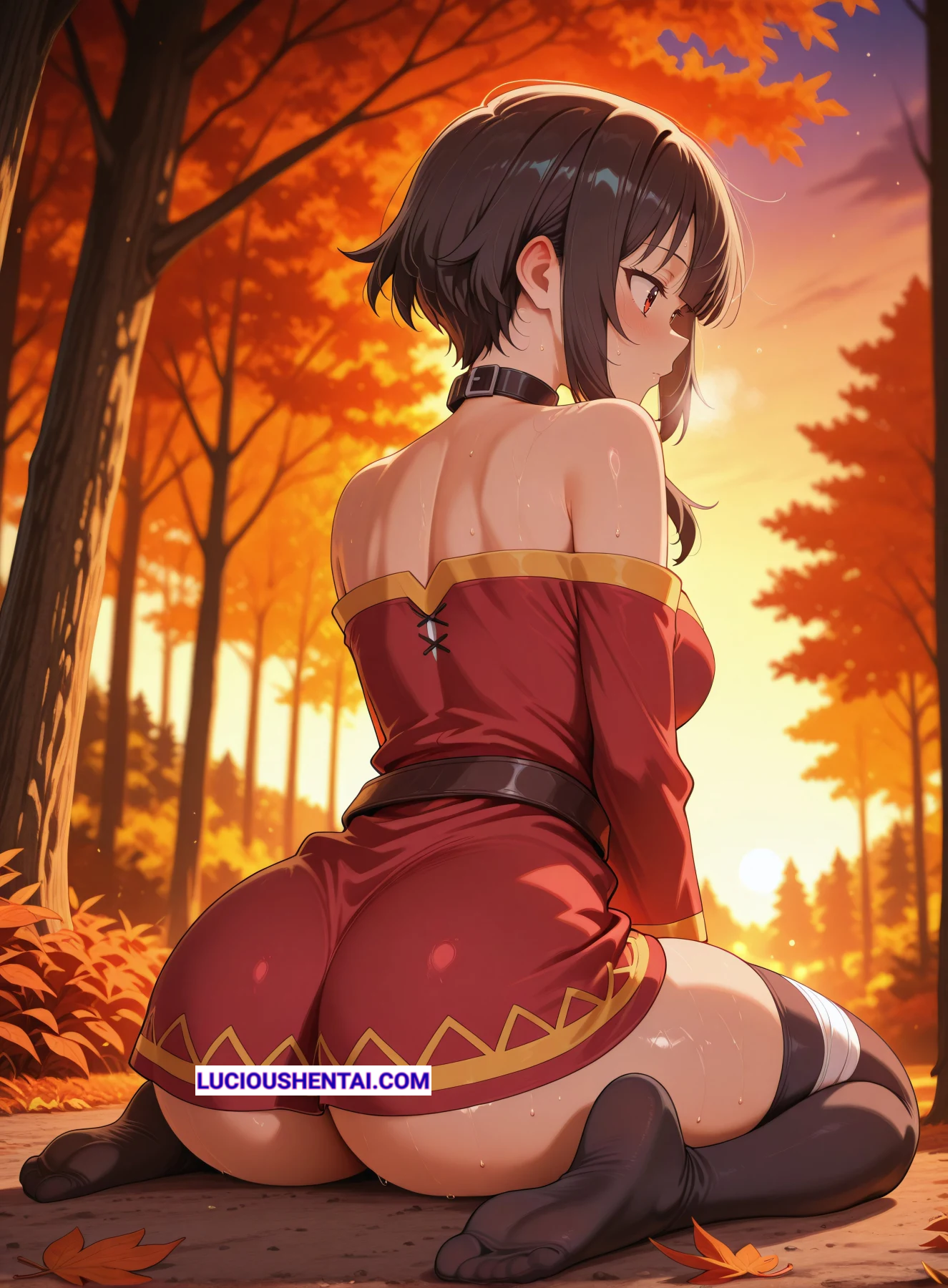 Megumin's Explosive Konosuba Creampie Orgy by Revy Neon