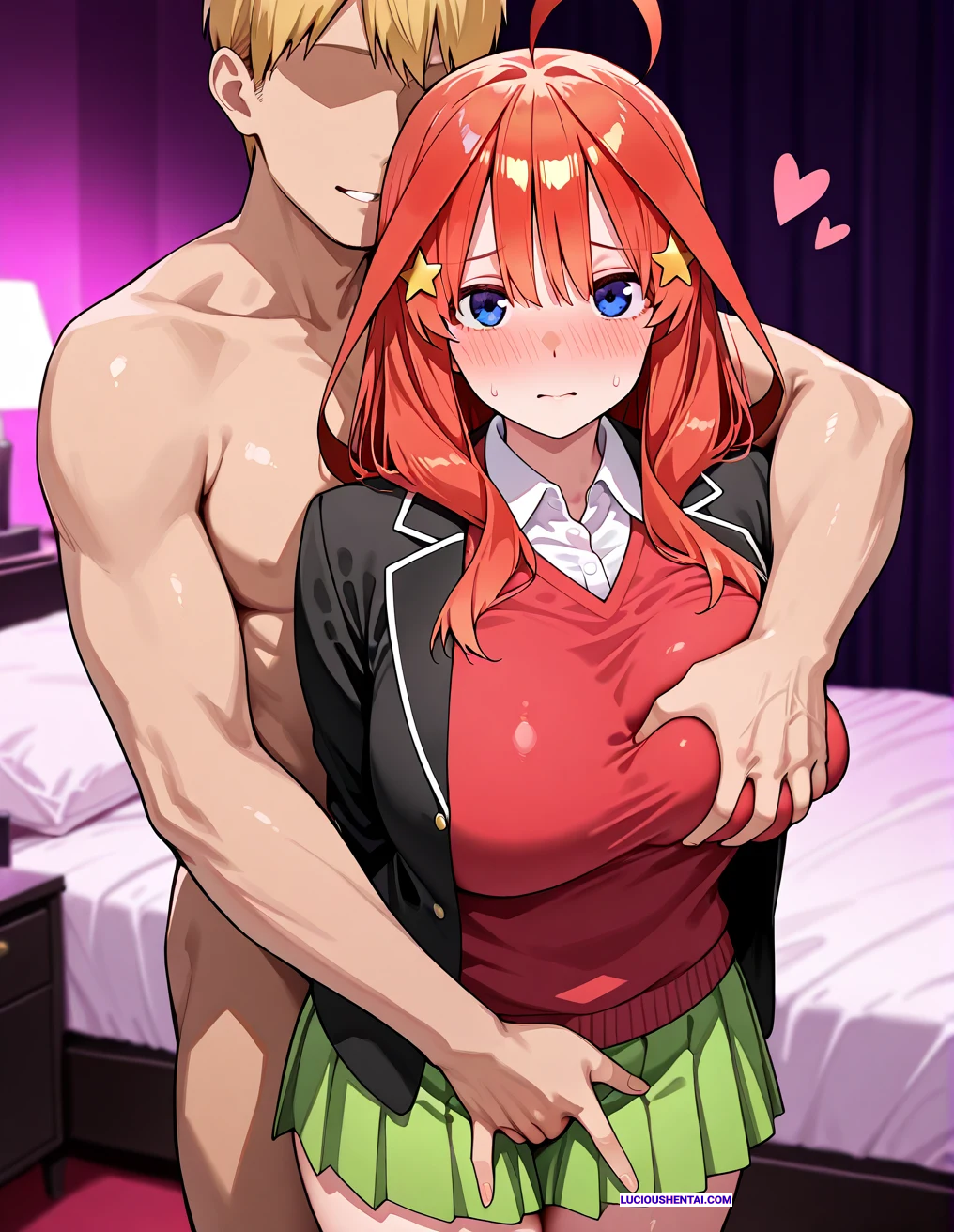 Horny Itsuki Nakano Fucked Hard in Quintuplets Hentai
