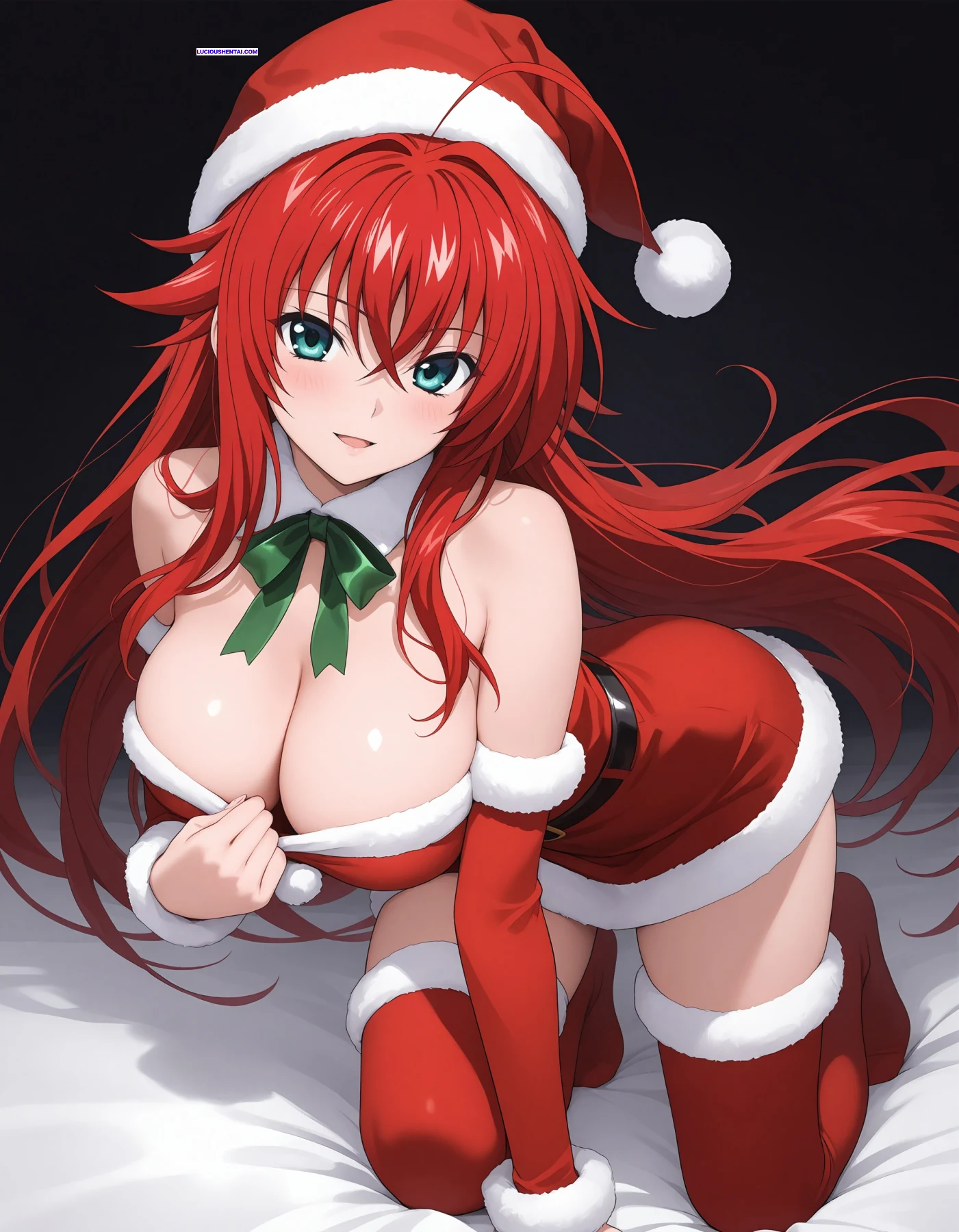Dive into Rias Gremorys Naughty Christmas DxD Sex 162P