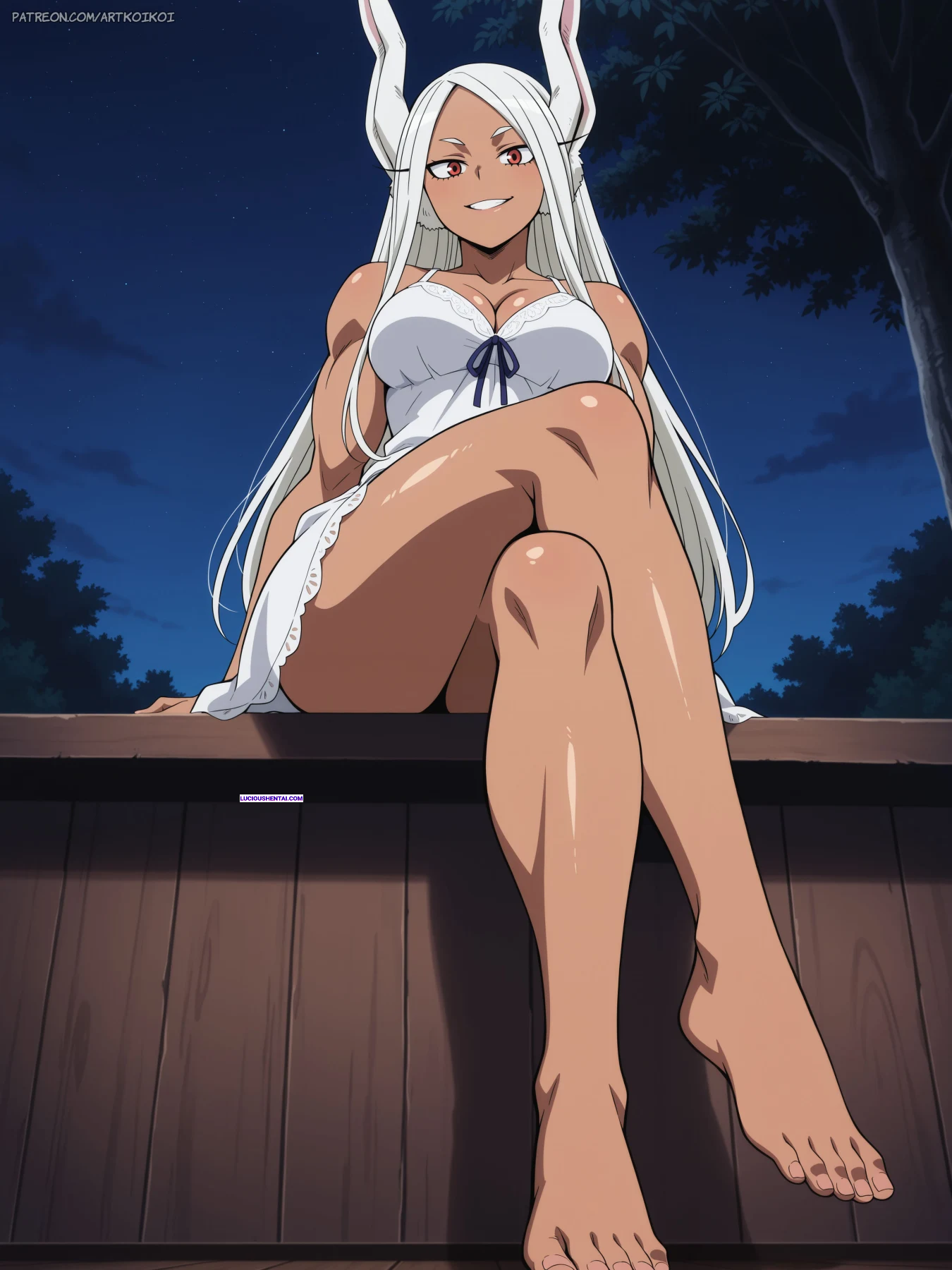 Rumi Usagiyama Mirko's Wild My Hero Academia Sex!