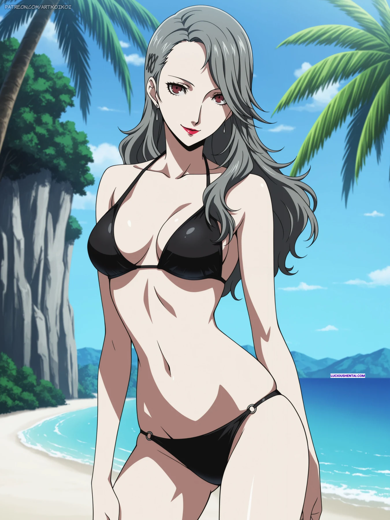 Sae Niijima Fucked Wild in Persona 5 by Artkoikoi