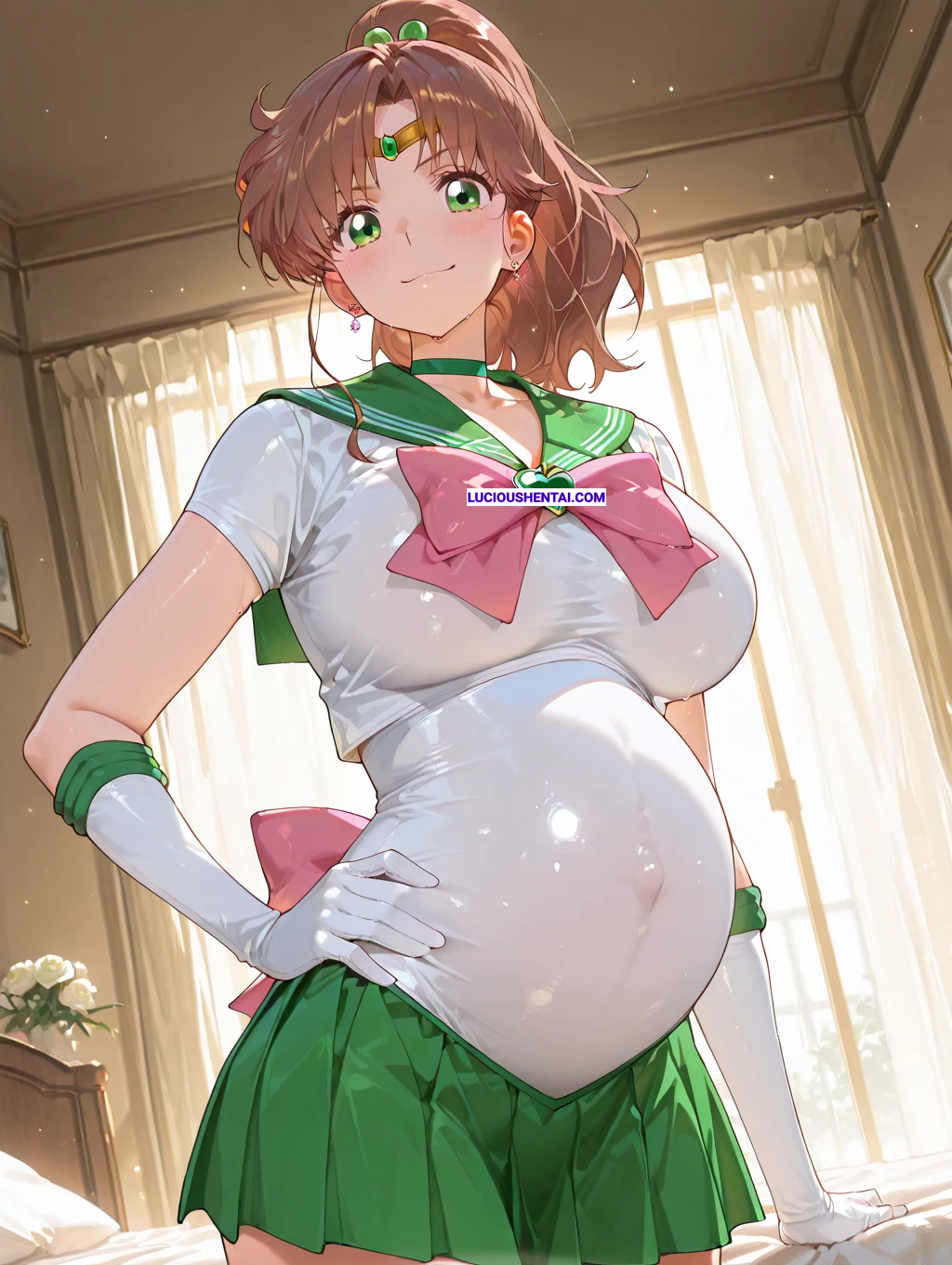 Sailor Jupiter's Intense Sex Encounter with RockMan
