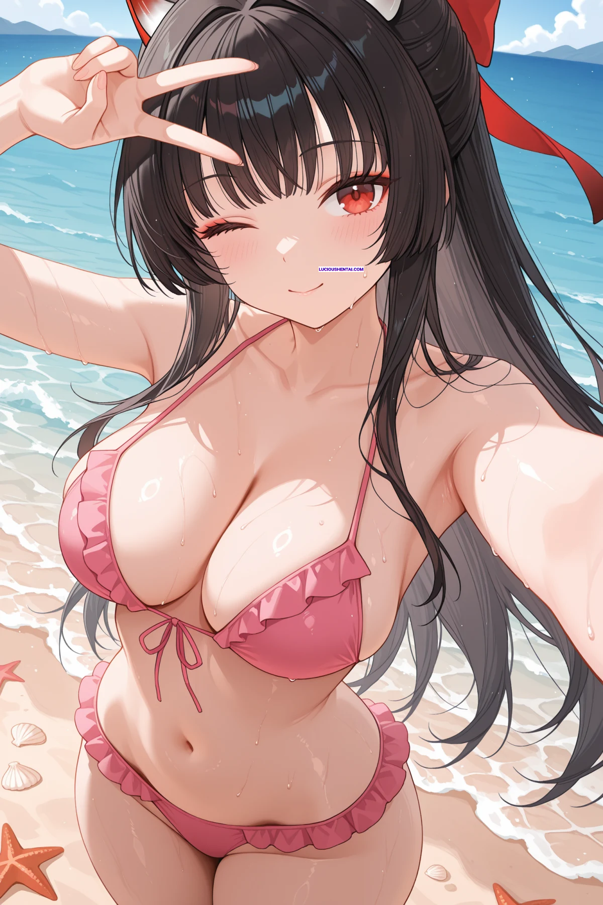 Hot Sakawa in Bikini Gets Fucked in Azur Lane by Vlen