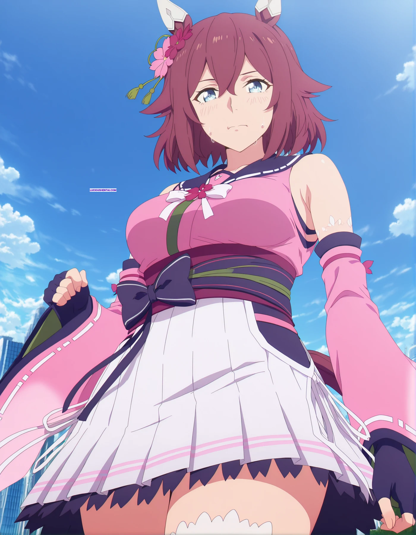 Sakura Chiyono Gets Fucked in Uma Musume Hentai Parody