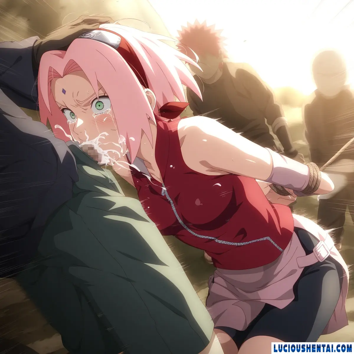 Sakura's Forbidden Encounter in the Hidden Leaf