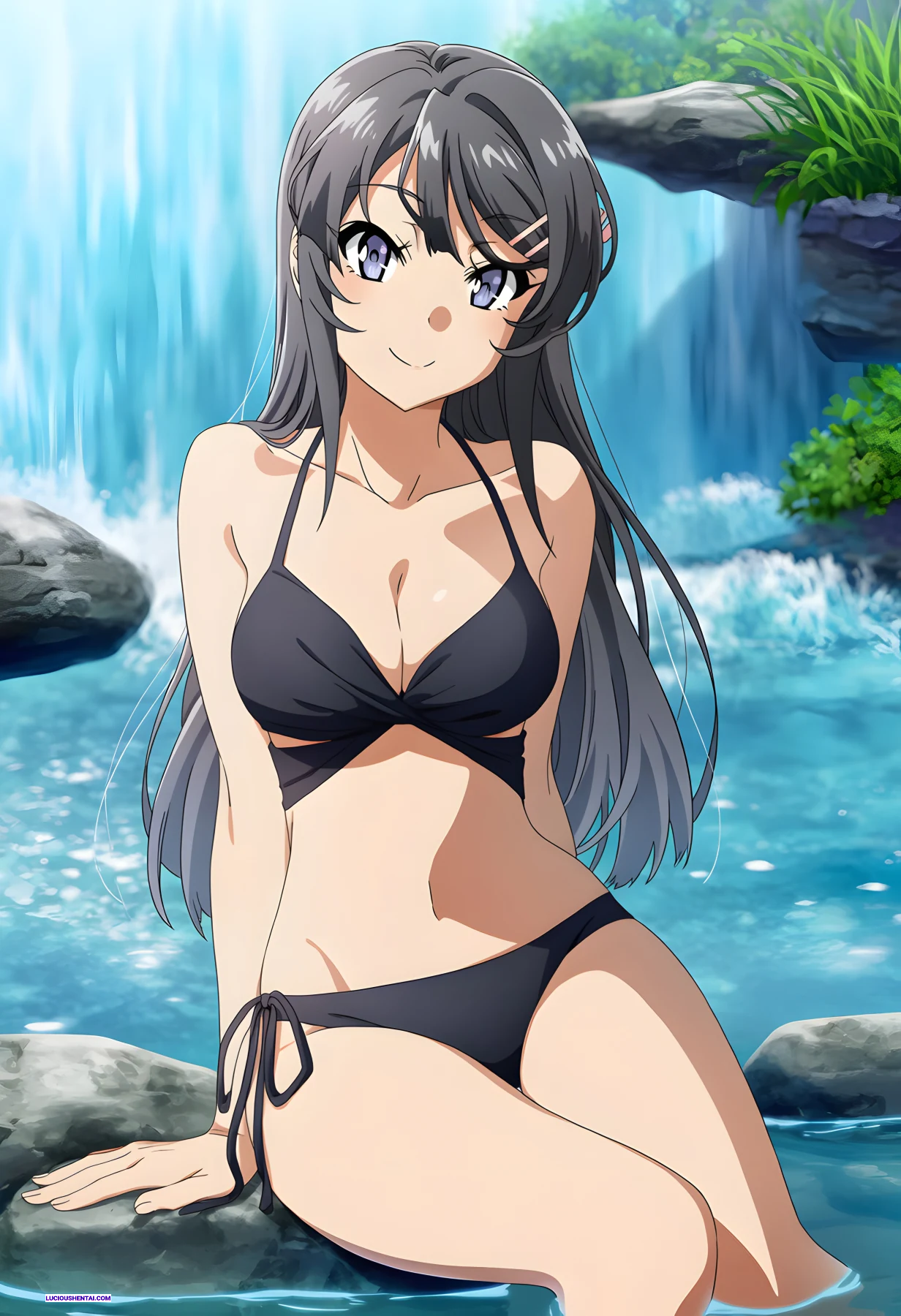 Mai Sakurajima Fucked Senseless In Wild Hentai Orgy