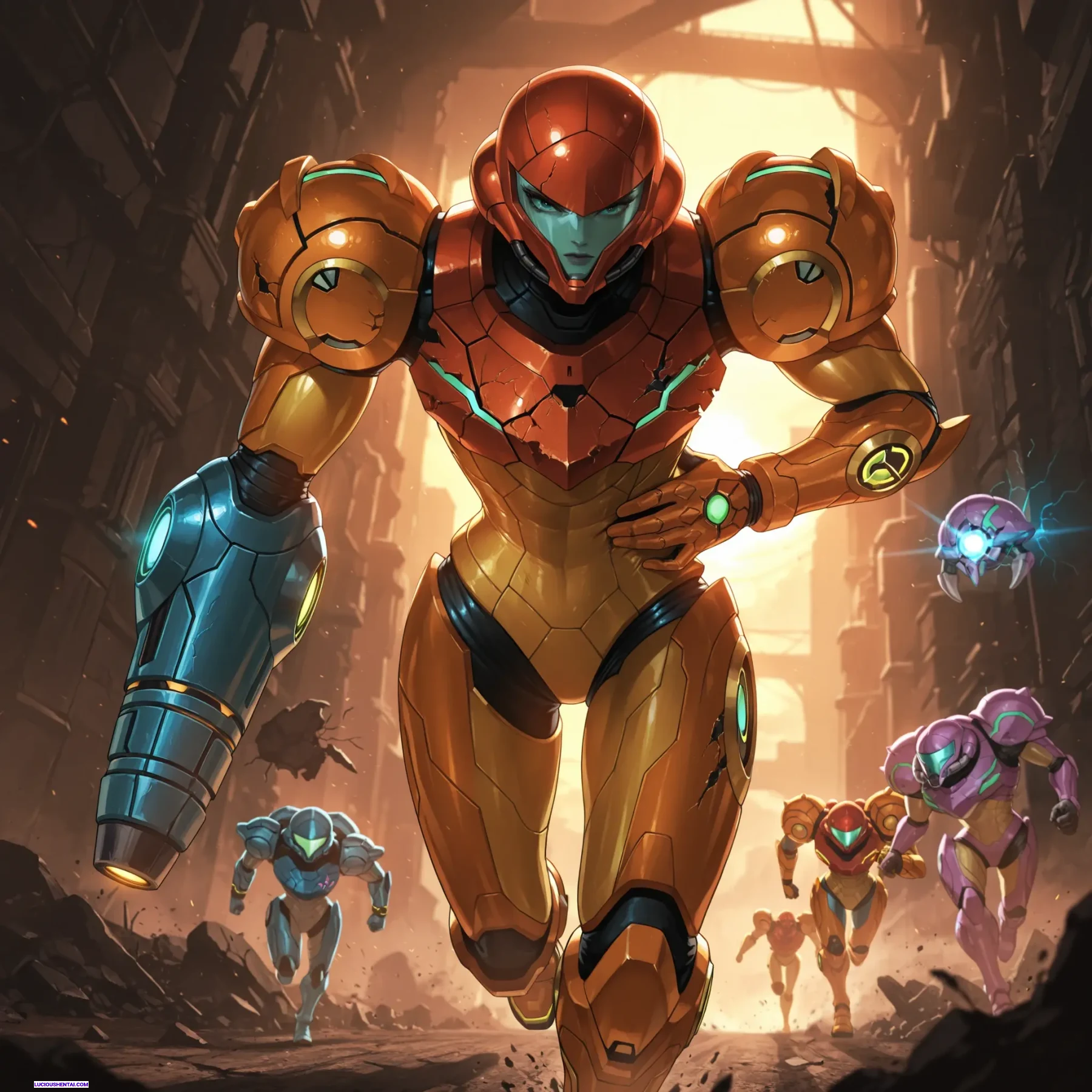 Samus Aran Fucked Senseless in Part 2 by RizzenWolf