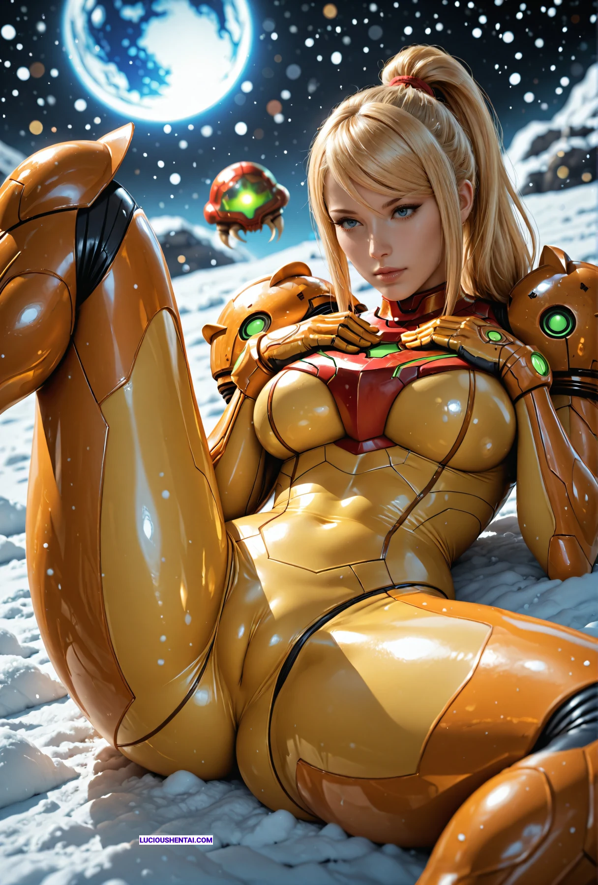 Samus Snowbound Lingerie Sex Dream Trap by Naughty Neurals