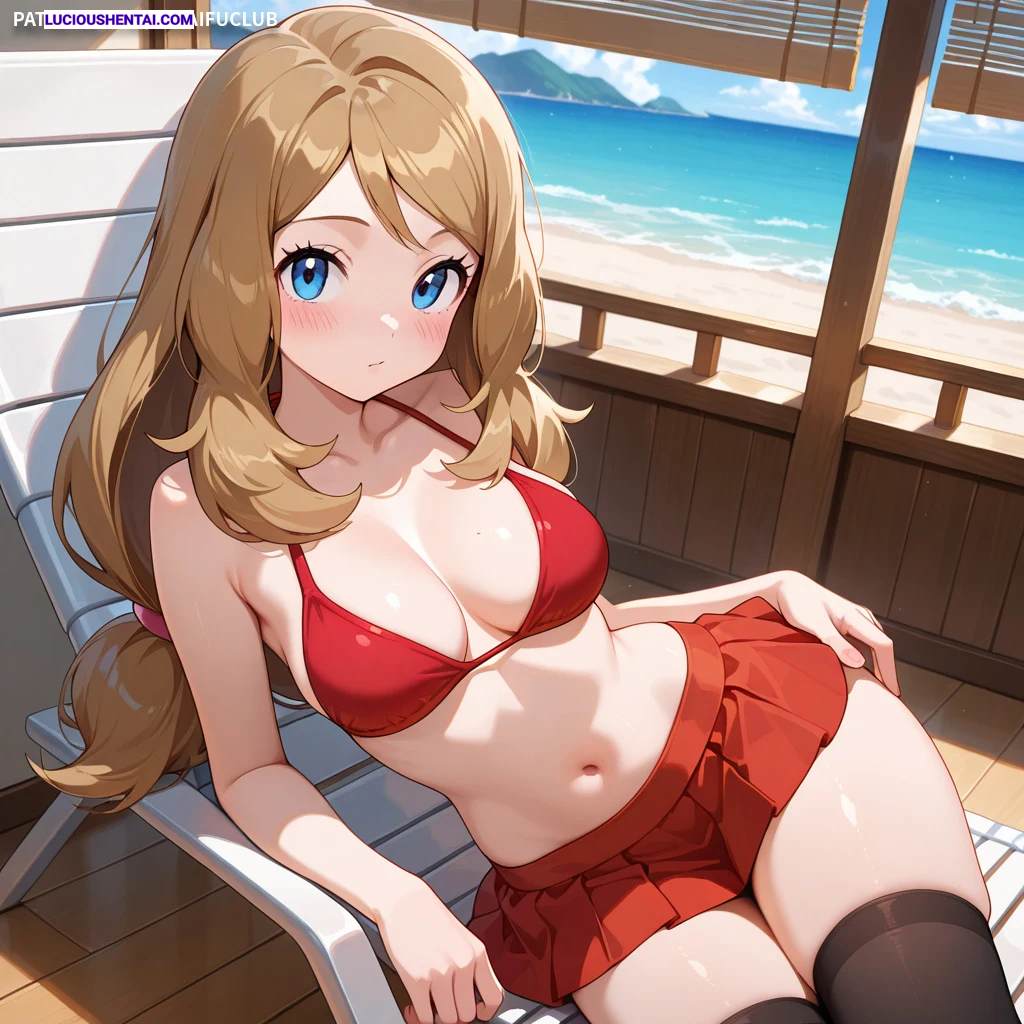 Serena Surrenders to Wild Pokemon Lust Frenzy