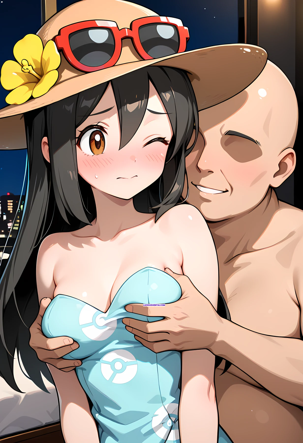 Wild Hotel Romp with Busty Sightseer Exposed