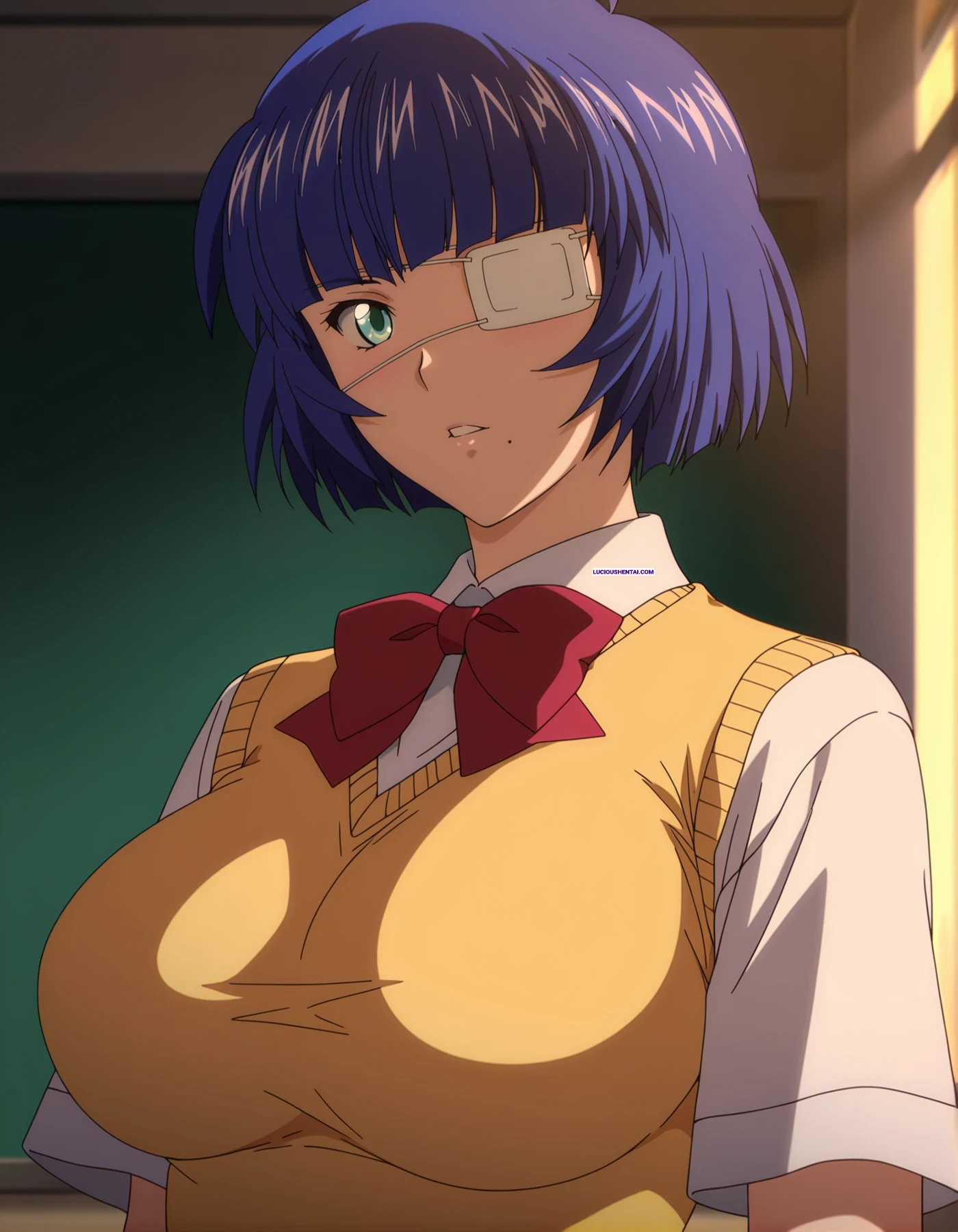 Busty Shimei Ryomou Banged in Ikkitousen Parody by Coug