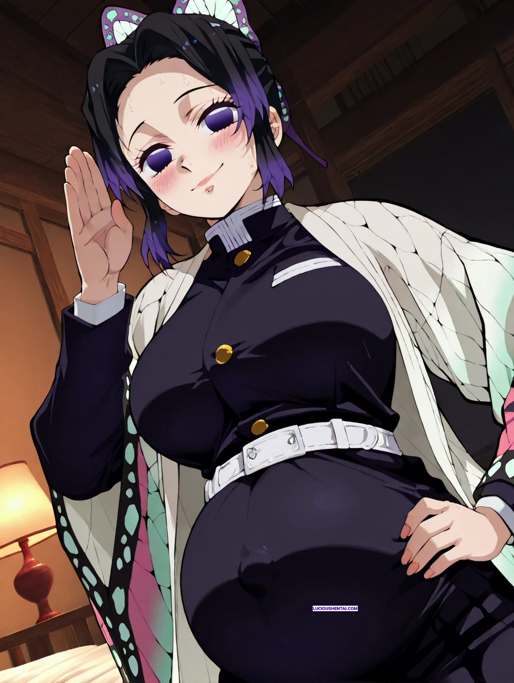 Shinobu Kochou Ravaged by RockMan in Steamy 003 Sex