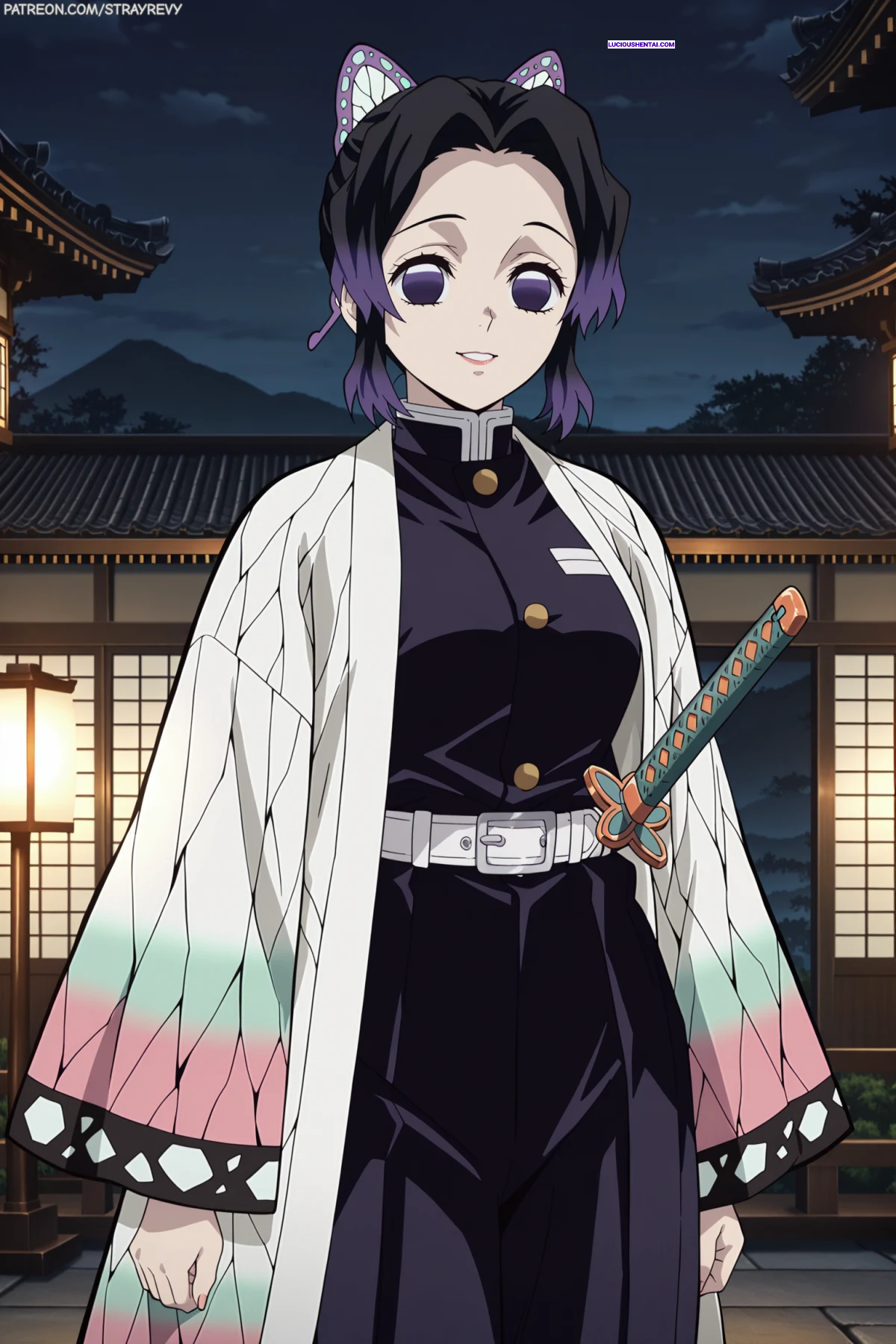 Shinobu Kochou Gets Fucked in Demon Slayer by StrayRevy