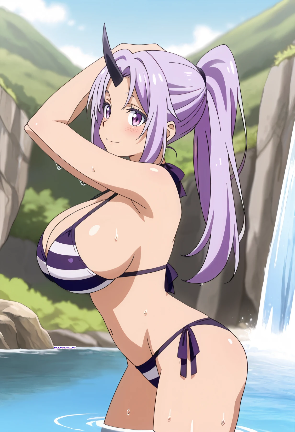 Shion Gets Filled with Cum in Reincarnated as a Slime