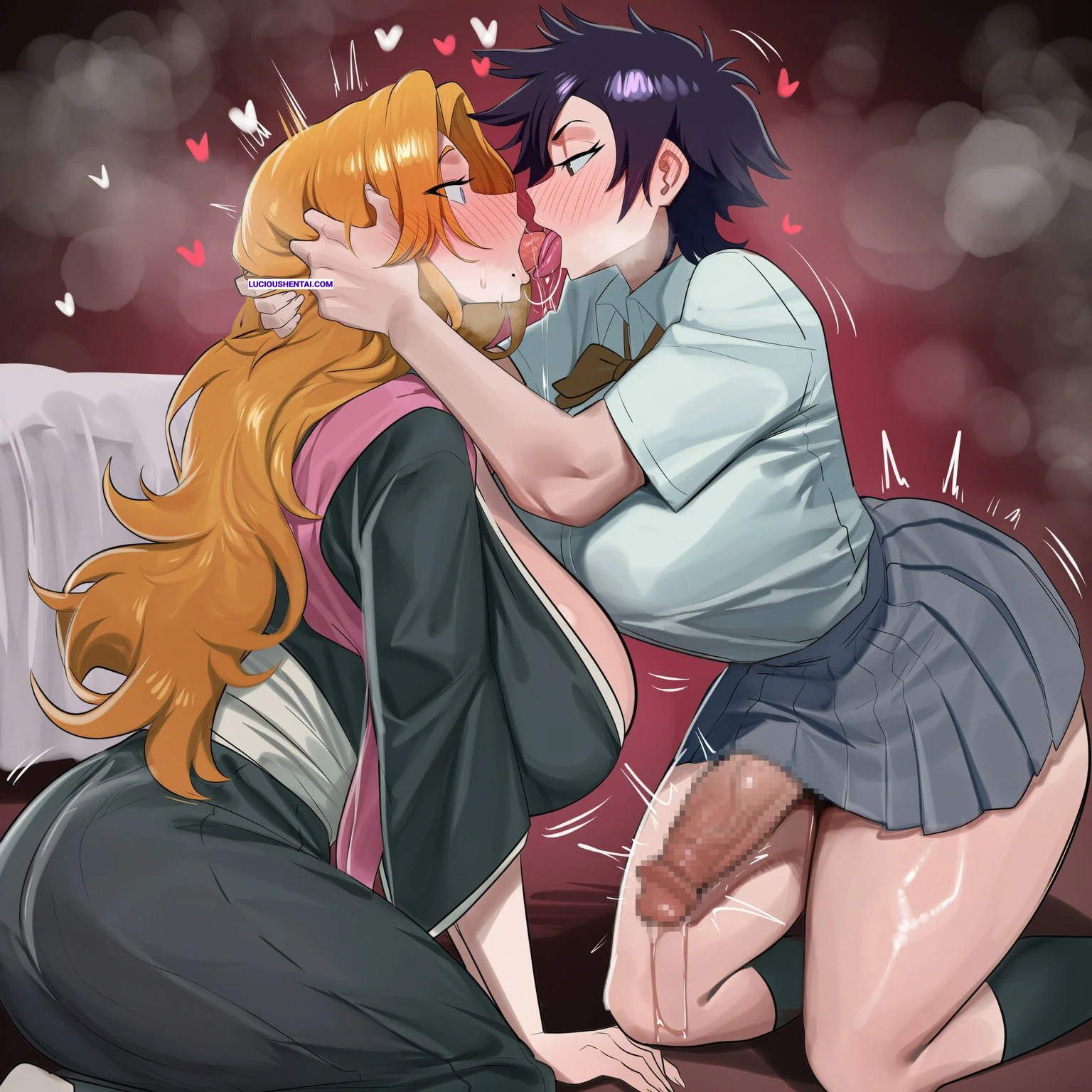 Tatsuki x Rangiku’s Wild Lesbian Sex by Lulu