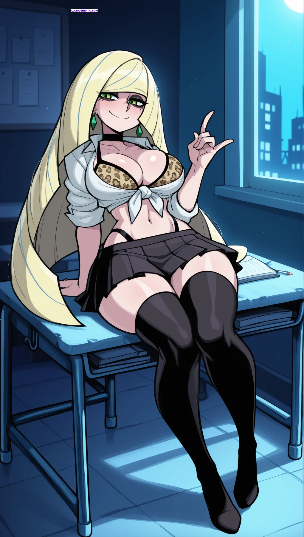 Lewd Teacher Lusamines Wild Pokemon Sex Romp