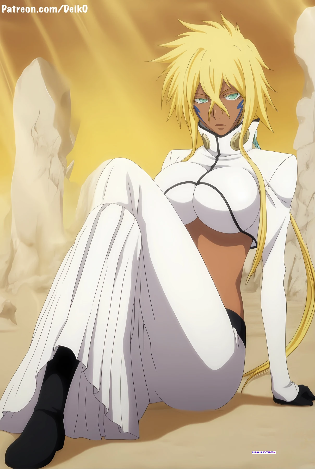 Tier Harribel from Bleach Gets Fucked Hard by Deik0