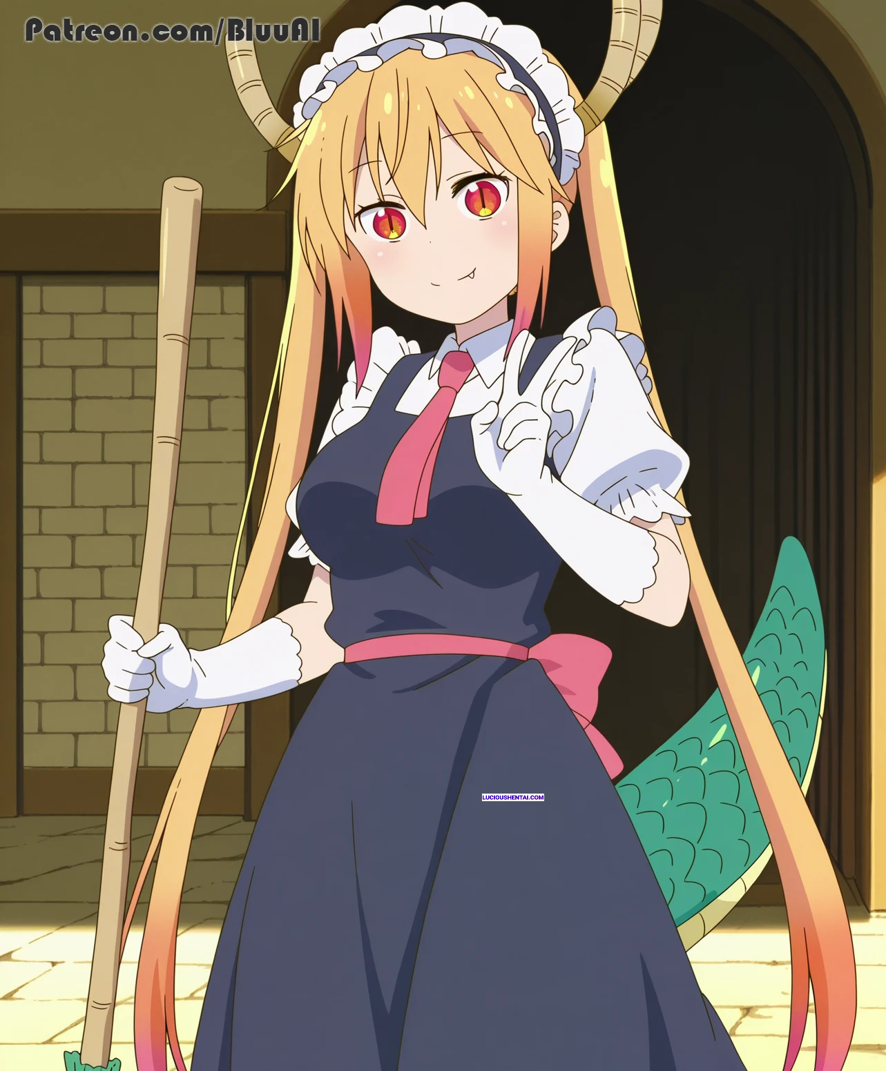 Tooru's Hot Dragon Maid Sex with Kobayashi by Bluu
