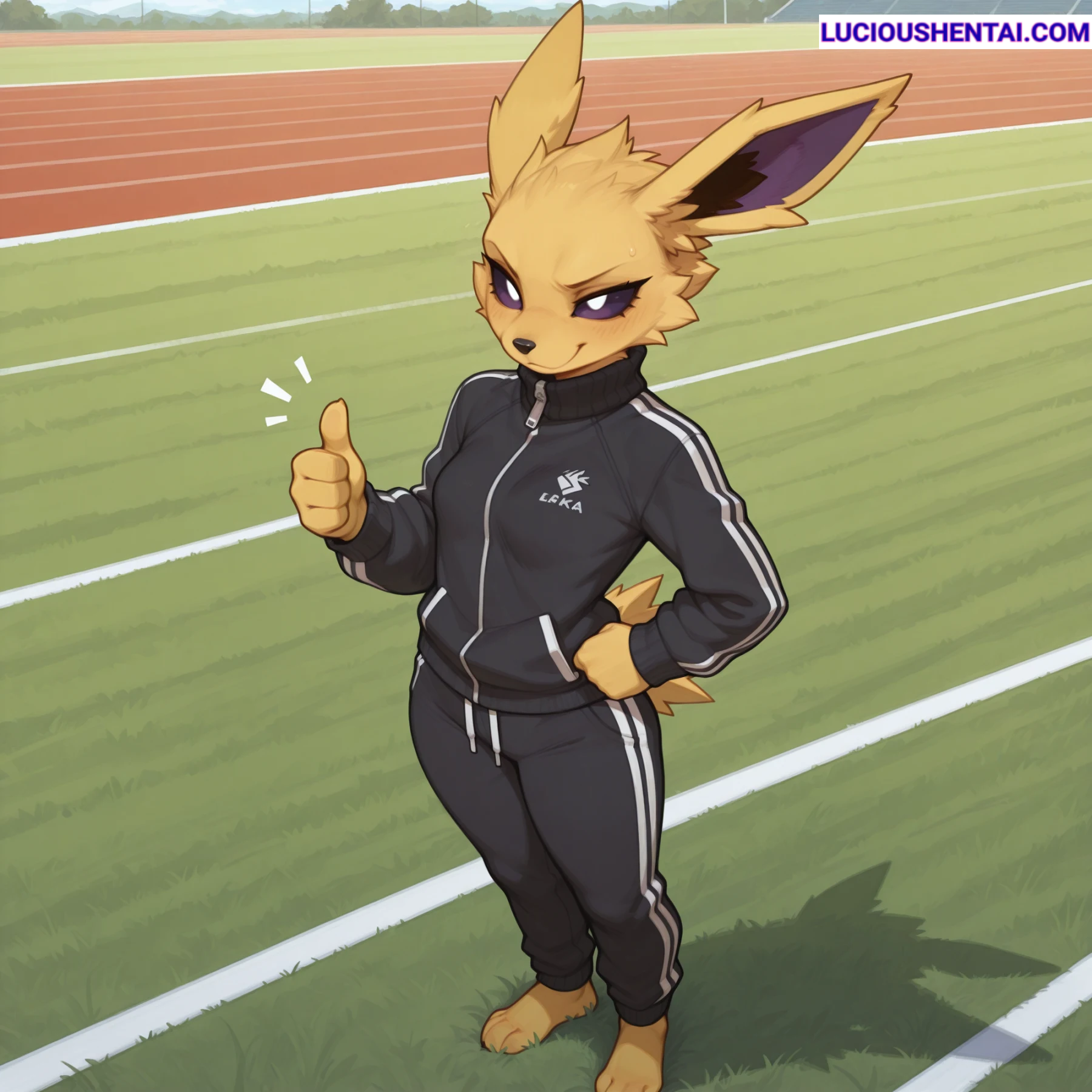 Jolteon Track Stars Shocking Electric Sex Frenzy