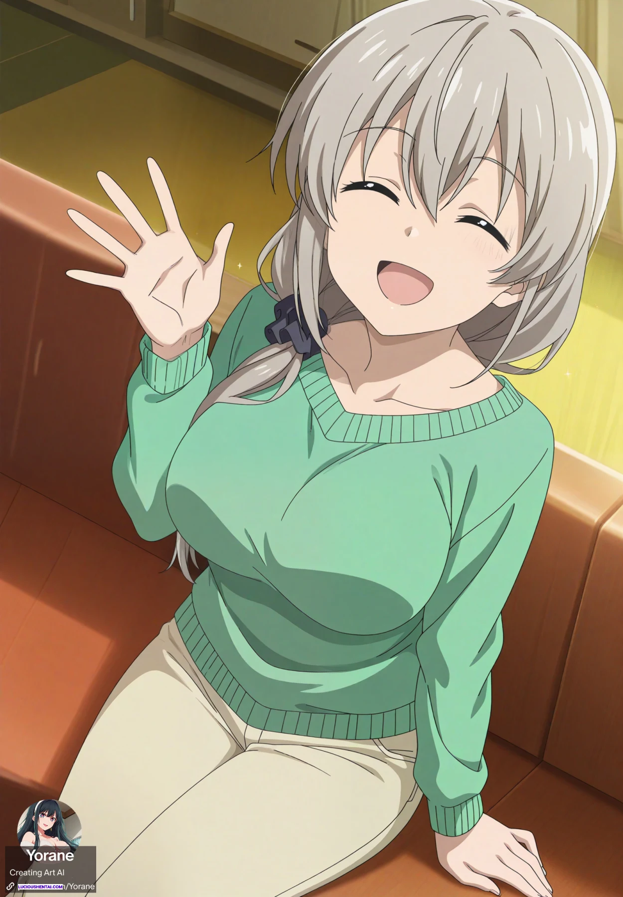 Horny Uzaki-chan 🚀 Rides Tsuki in Hot Sex by Yorane